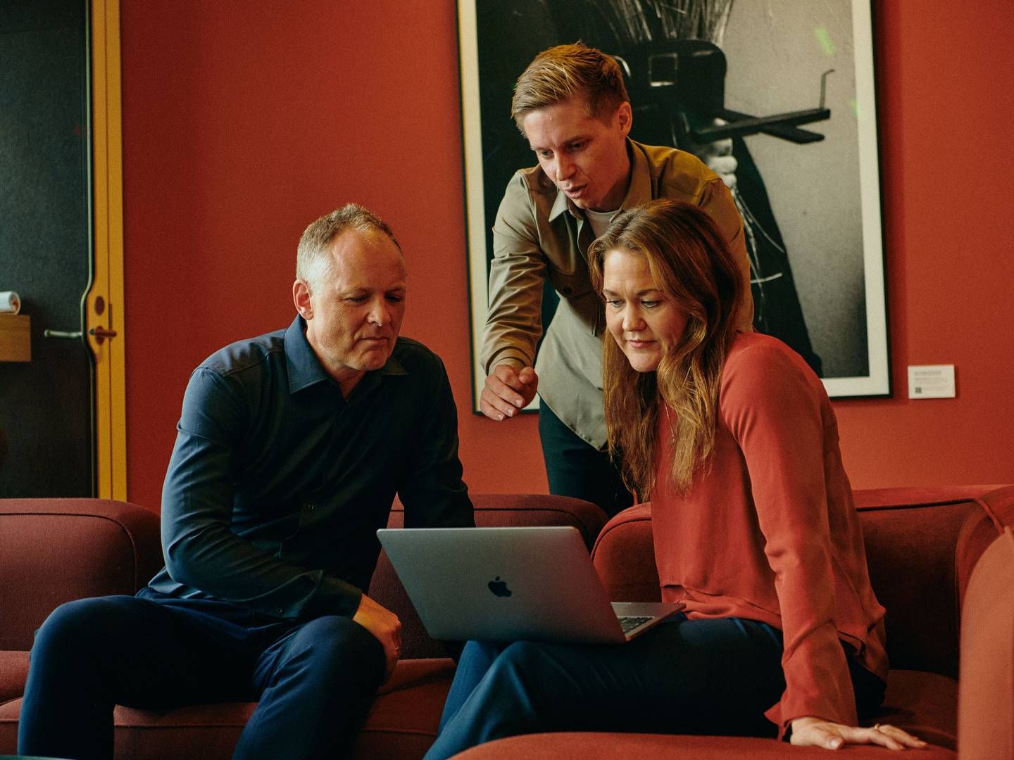 De tre stiftere, Robin Blichfeldt, Bibi Blomqvist og Martin Røssell, har selv begæret selskabet konkurs. | Photo: PR-foto/Cogo