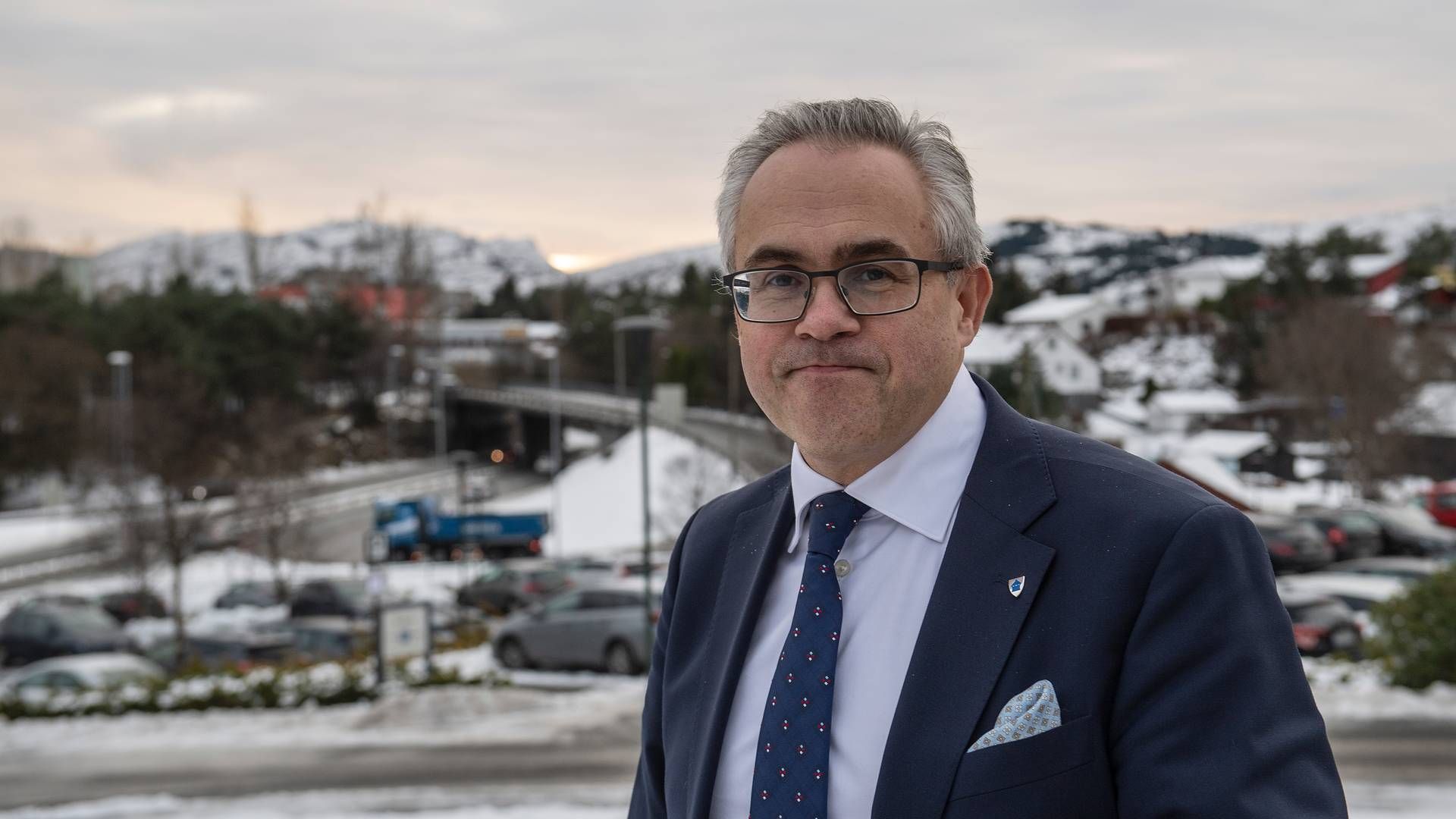 Tom Georg Indrevik (H) vil ta ordet under Evinys generalforsamling neste måned. | Foto: Marit Hommedal/NTB