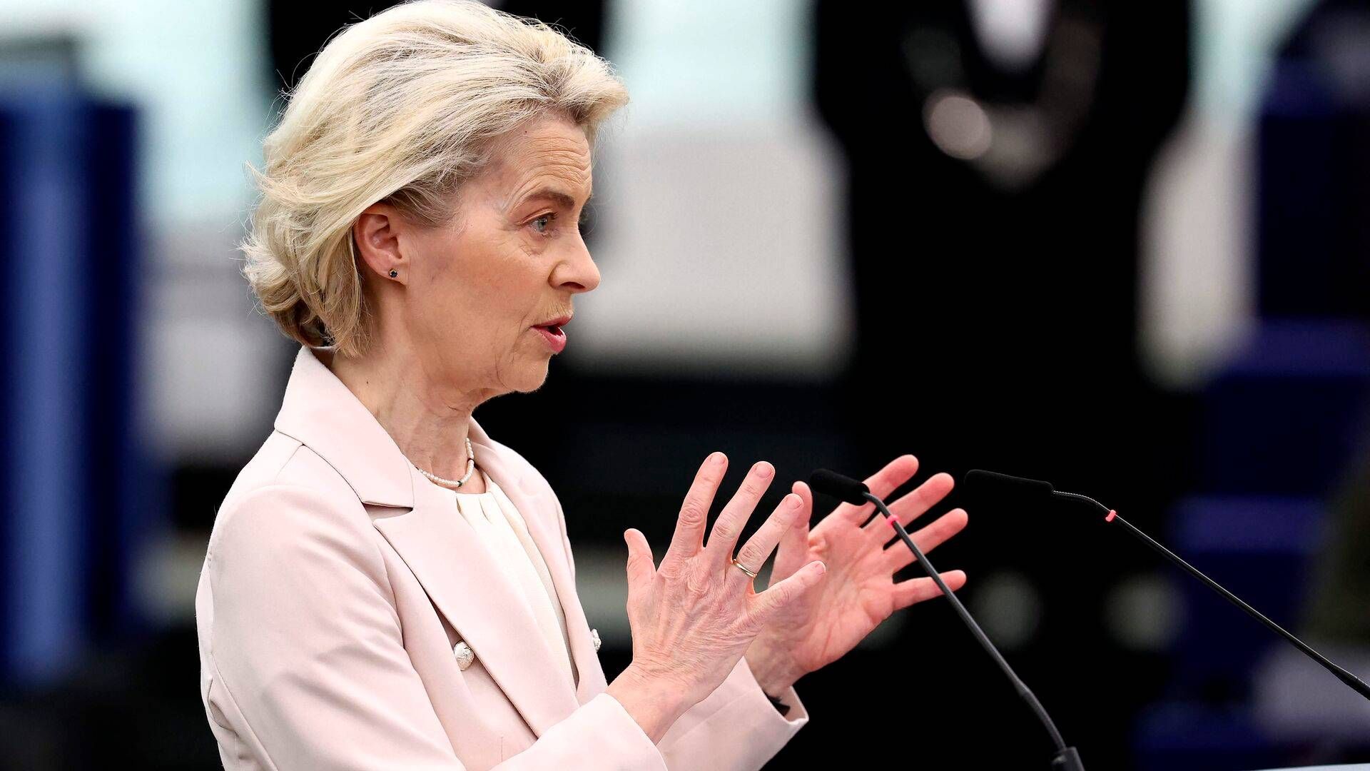 EU-Kommissionens formand, Ursula von der Leyen. | Foto: Frederick Florin/AFP/Ritzau Scanpix