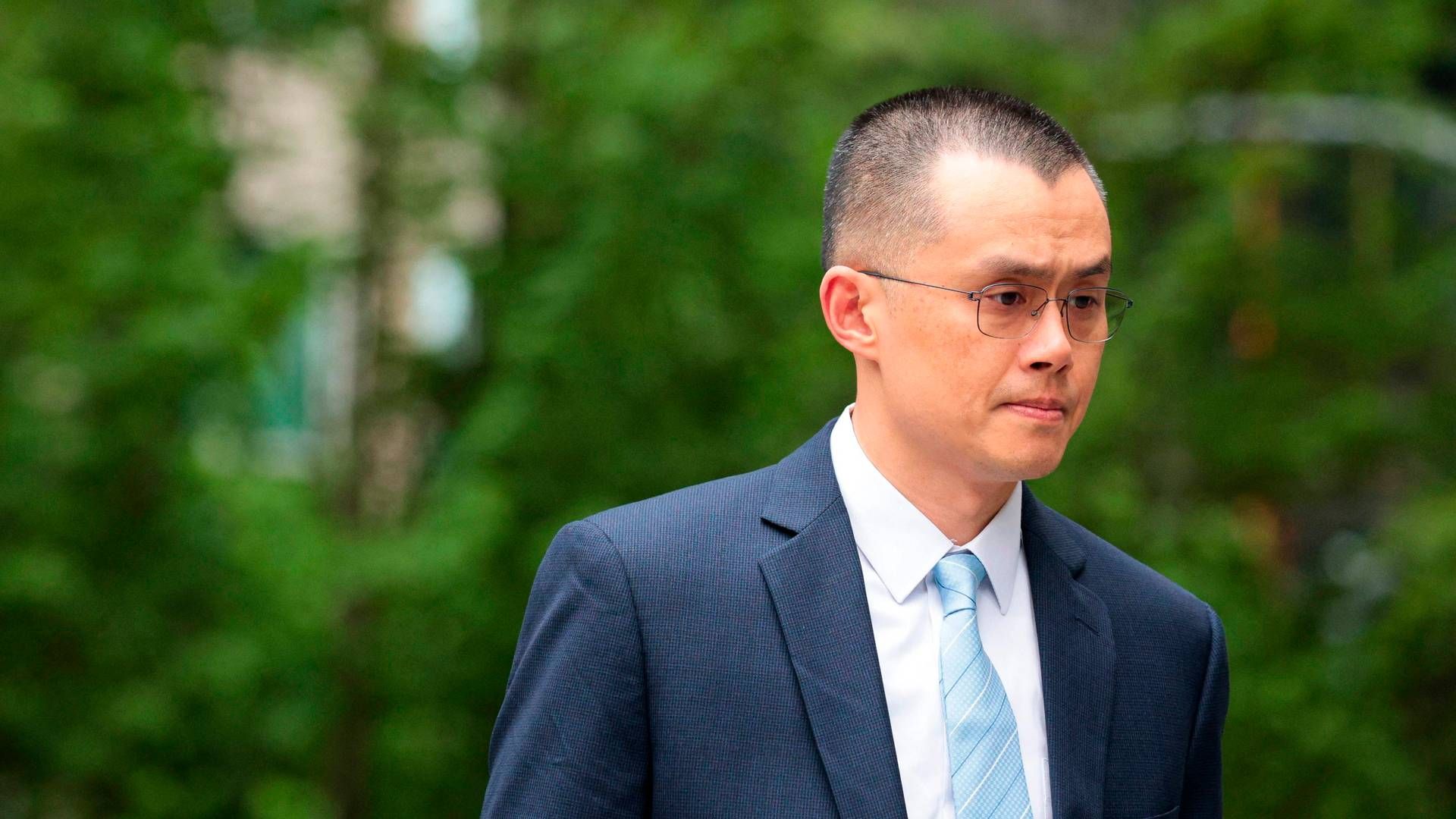 ”Jeg er ked af det,” sagde Changpeng Zhao inden dommen. | Foto: Jason Redmond/AFP/Ritzau Scanpix