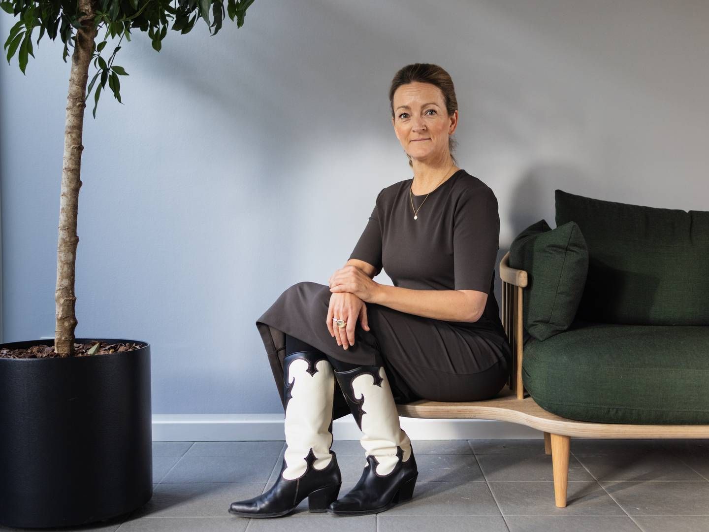 Anne Kathrine Steenbjerge er adm. direktør i Ancotrans og er femte generation i den familieejede virksomhed. | Foto: Gregers Tycho/Ritzau Scanpix