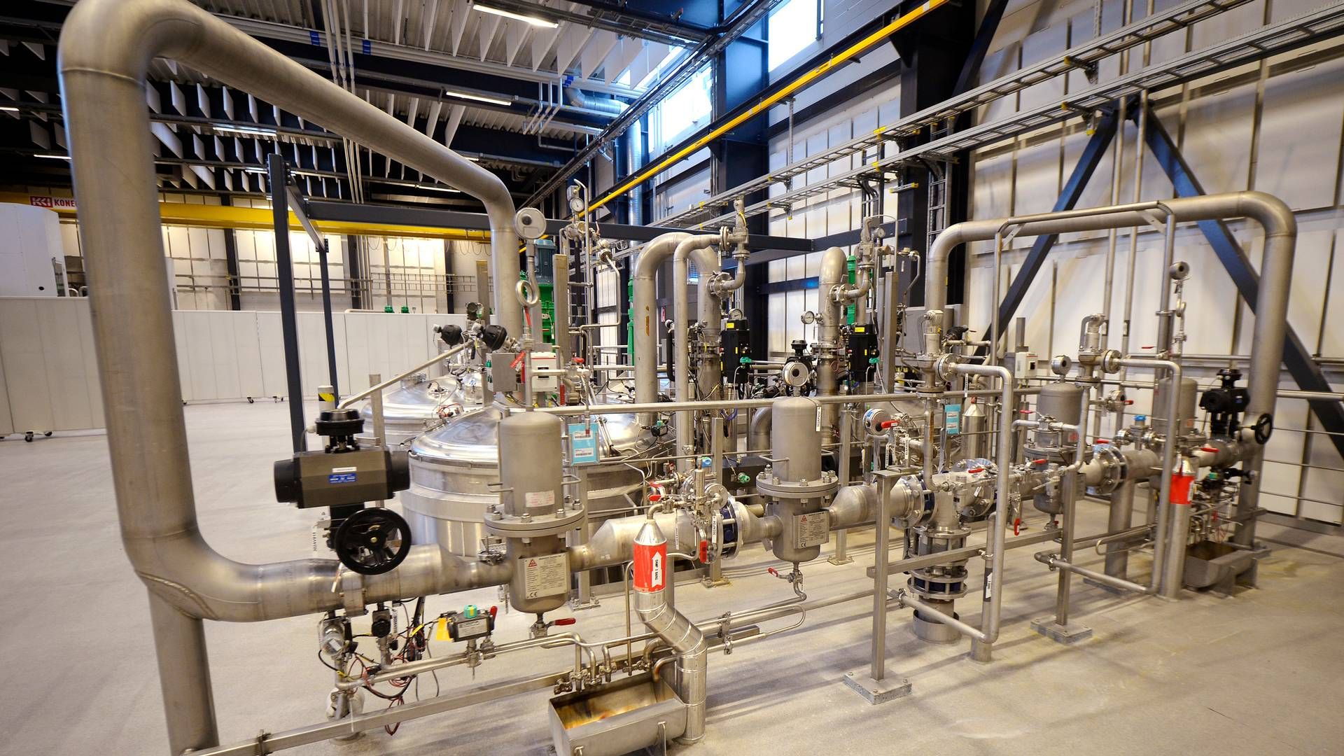 A view shows an insulin production line at Novo Nordisks plant in Kalundborg. | Photo: Fabian Bimmer/Reuters/Ritzau Scanpix