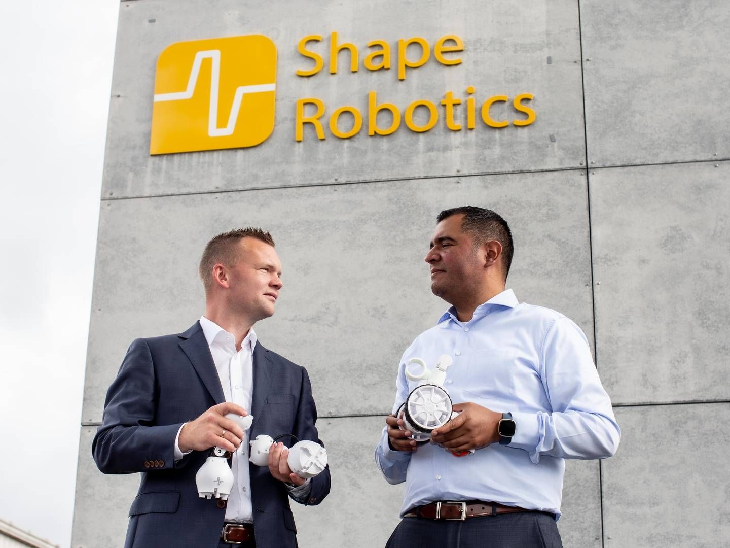 André Fehrn (tv.) har fået nyt job efter afskeden med Shape Robotics, som har indtil for kort tid siden stod i spidsen for | Foto: Pr