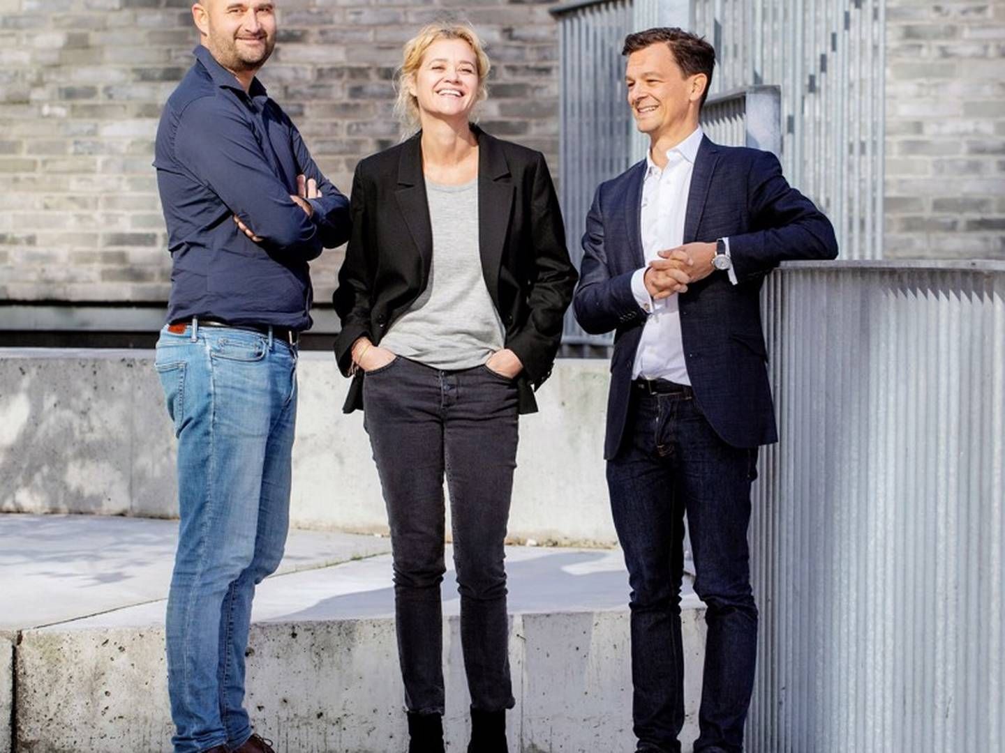Stifterne bag The Footprint Firm er Jakob Wichmann, Anna Søndergaard og Christian Sparrevohn. | Foto: The Footprint Firm