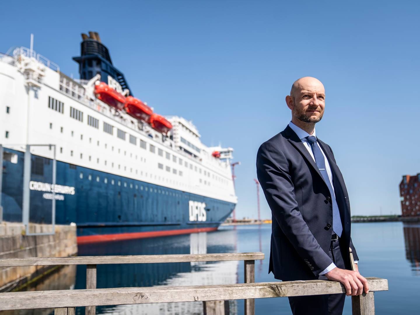 David Dupont-Mouritzen and the rest of CIP may not be supplying ammonia to ships from the Høst project in Esbjerg after all. | Foto: Stine Bidstrup