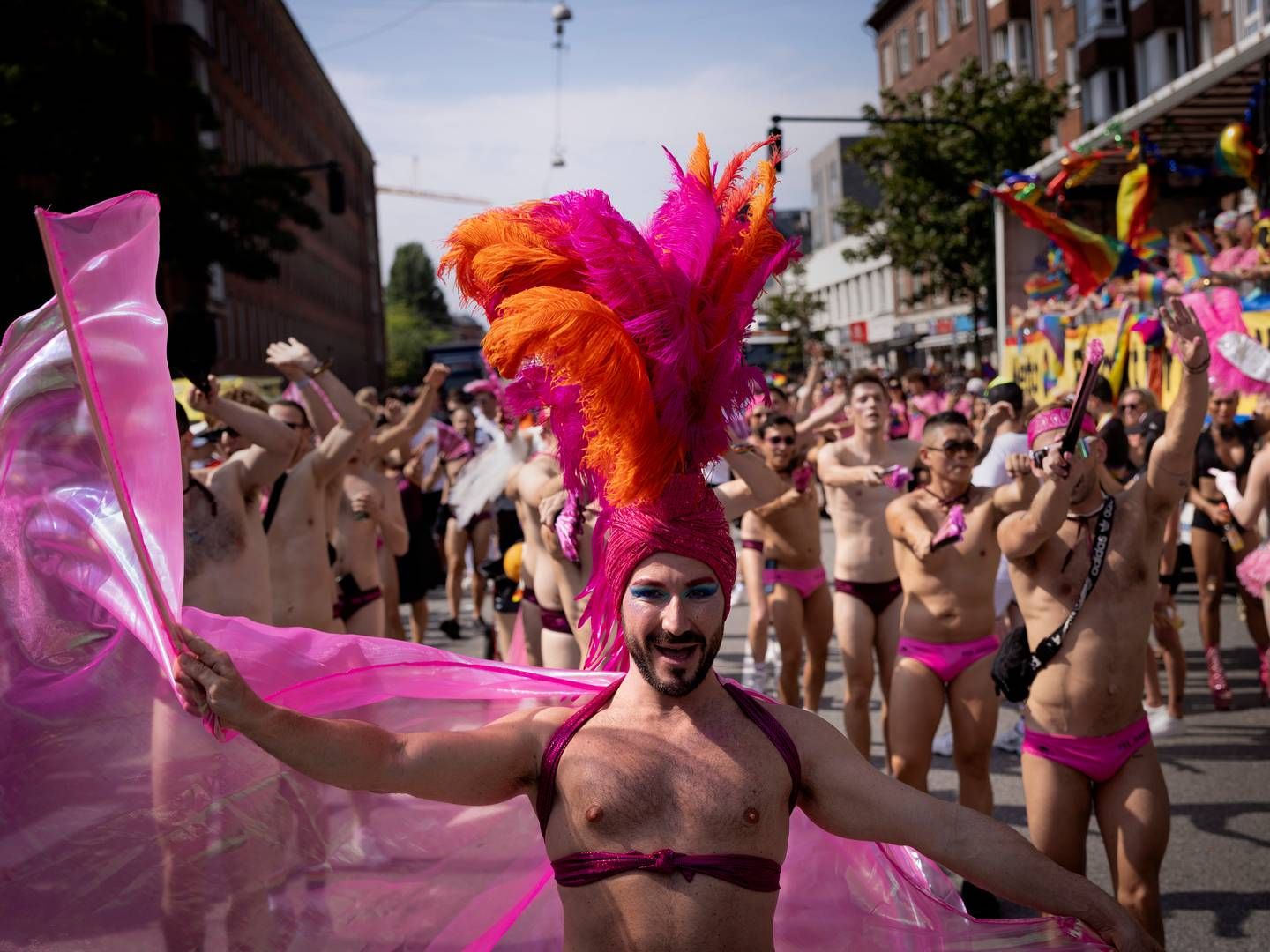 Nykredit sætter sit samarbejde med Copenhagen Pride på pause. | Foto: Mads Nissen/Ritzau Scanpix