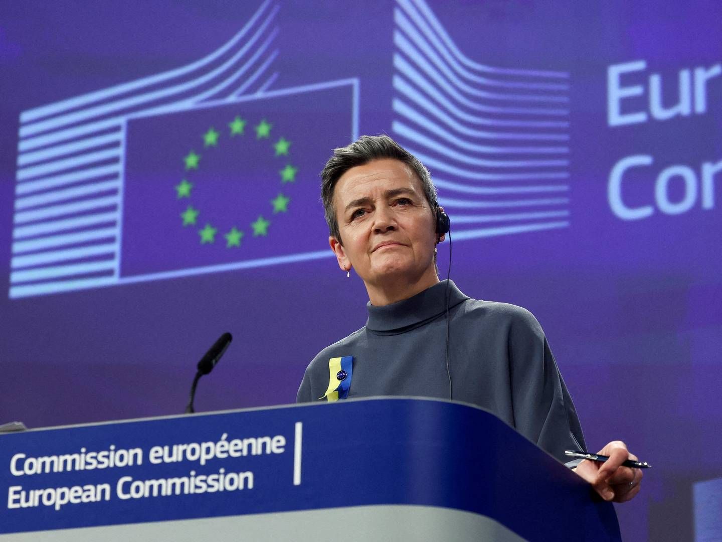 "Vi er kommet meget tættere på forretningsmodellen hos de virksomheder, som især er i søgelyset,” siger Margrethe Vestager, om ny EU-lov. | Photo: Yves Herman