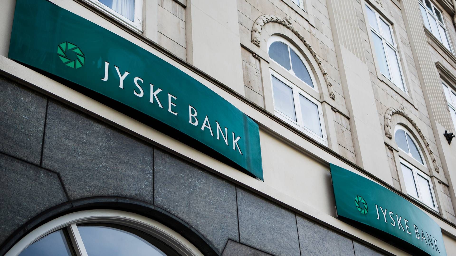Jyske Bank har tirsdag fremlagt regnskab for årets første kvartal. | Foto: Simon Fals