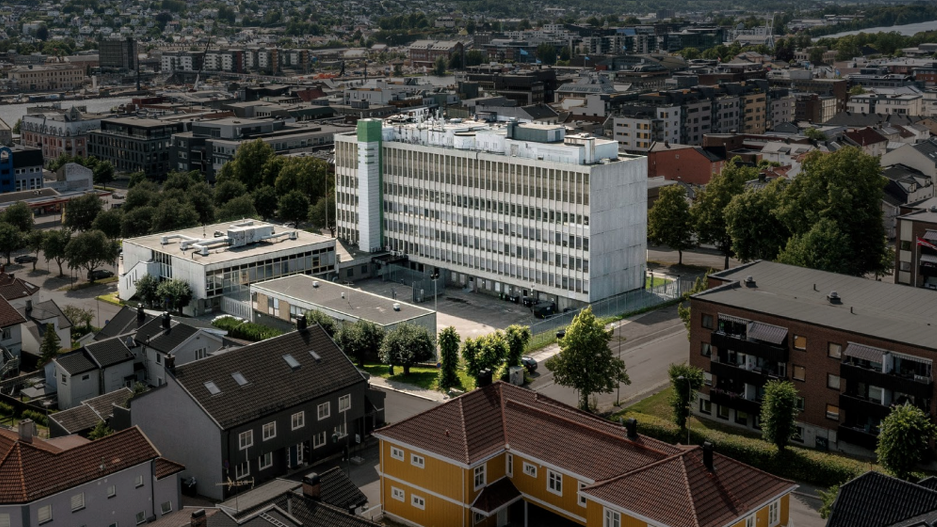 SOLGT: Statsbygg har kvittet seg med Justisbygget i Drammen | Foto: Statsbygg / Akershus Eiendom