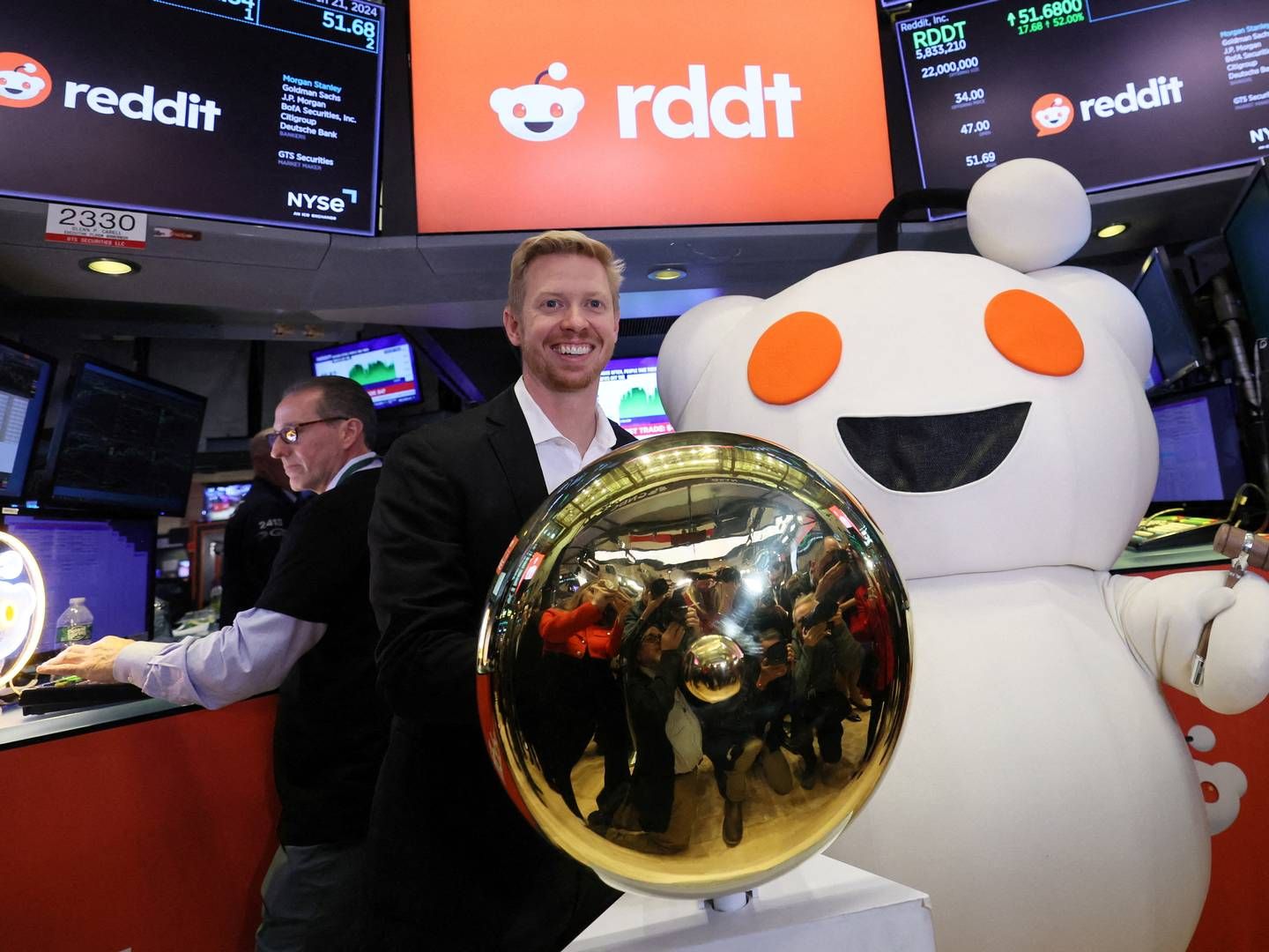 "Vi ser dette som begyndelsen på et nyt kapitel, mens vi arbejder hen imod at bygge næste generation af Reddit," siger Steve Huffman, adm. direktør i Reddit. | Foto: Brendan Mcdermid/Reuters/Ritzau Scanpix