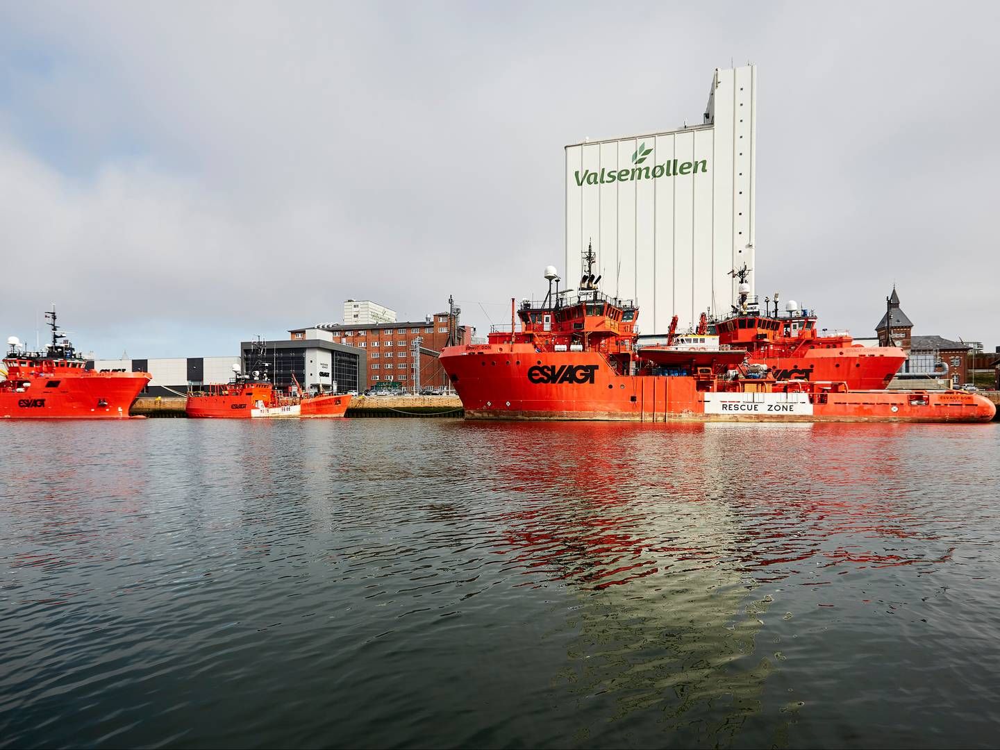 Det danske offshorerederi Esvagt har hjemme på Esbjerg Havn. | Foto: Morten Langkilde/Ritzau Scanpix
