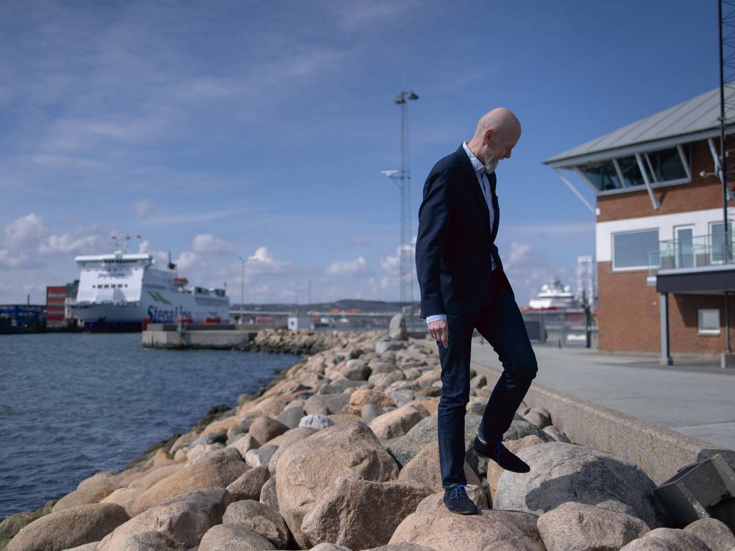 Poul Knudsgaard er direktør i Frederikhavns Havn. | Foto: Emilie Toldam Futtrup