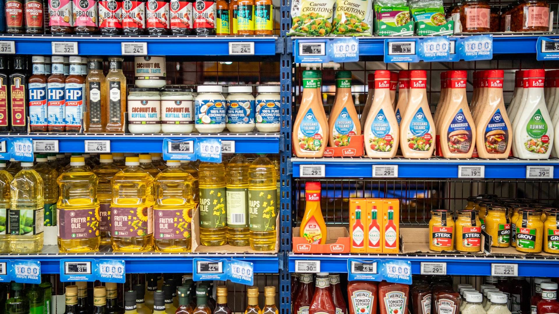 MATVARER: Fortsatt er prisene høye på mat og drikke, som bidrar til økt prisvekst, ifølge SSB. | Foto: Rodrigo Freitas / NTB