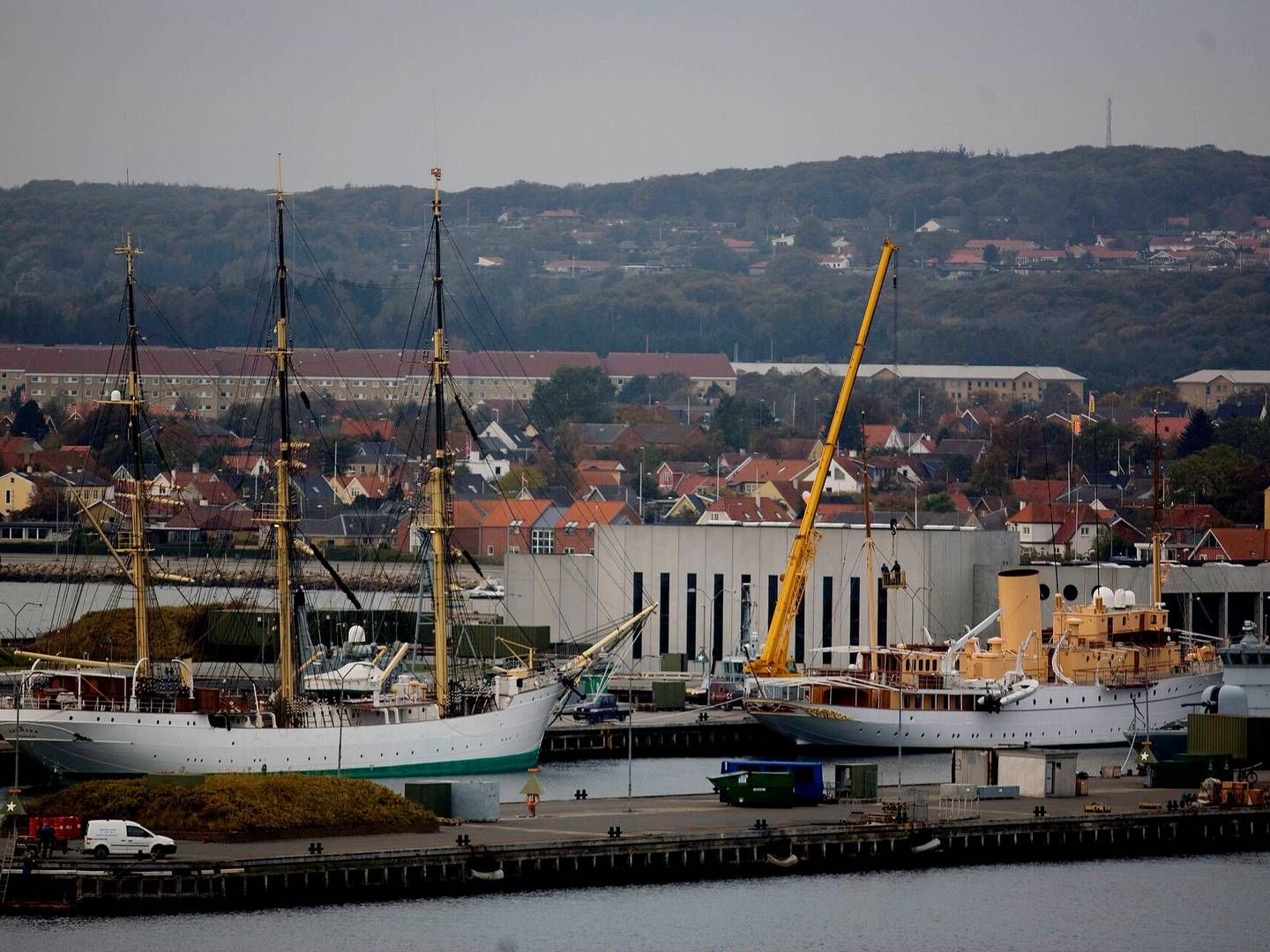 Meldingen kommer efter, at Frederikshavn Havn har kastet håndklædet i ringen og overdrager nøgler og milliardgæld til kommune. | Foto: Carsten Ingemann/Jyllands-Posten/Ritzau Scanpix