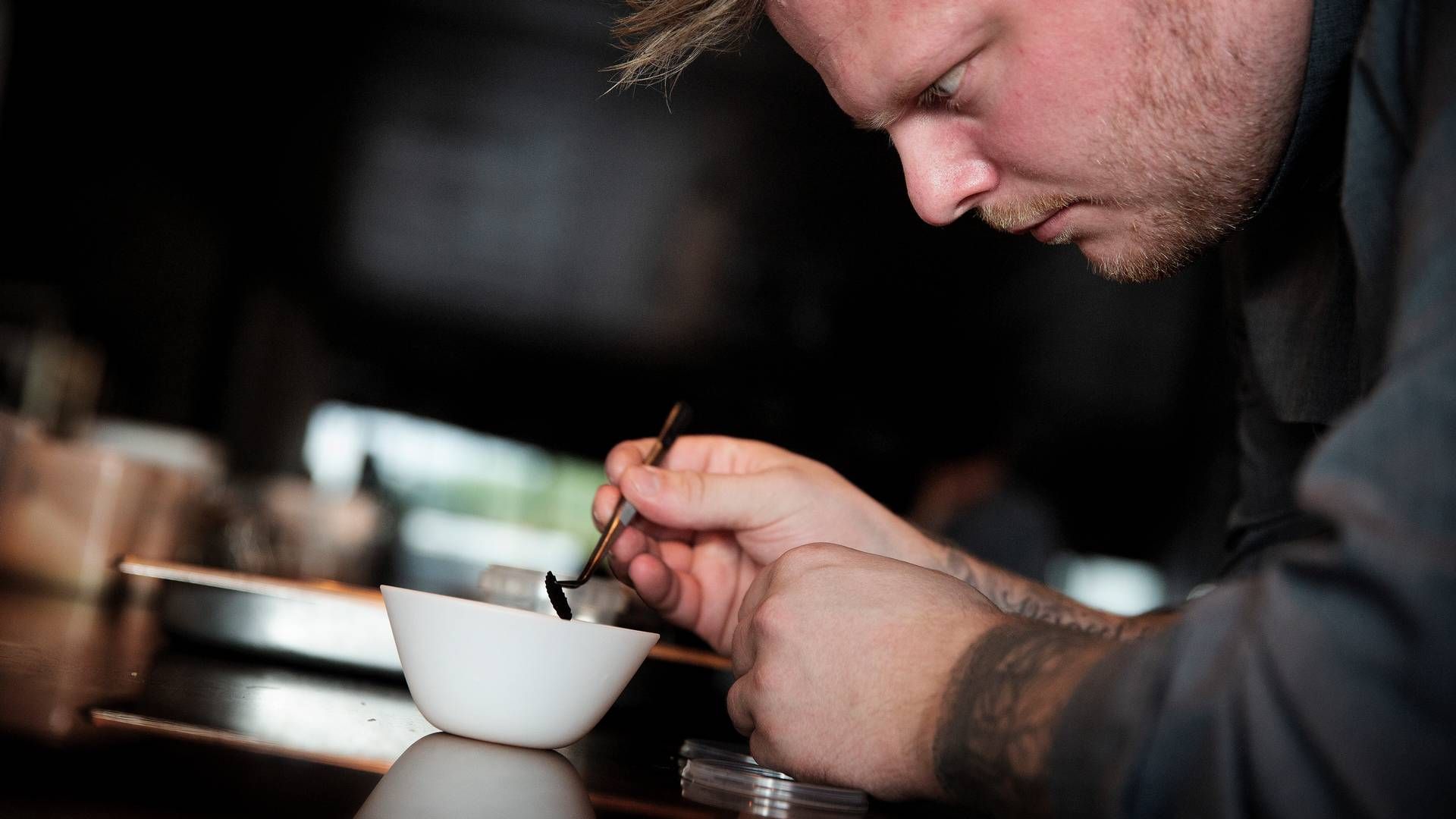 Rasmus Munk, køkkenchef på den danske restaurant Alchemist. Foto: Martin Lehmann/Ritzau Scanpix