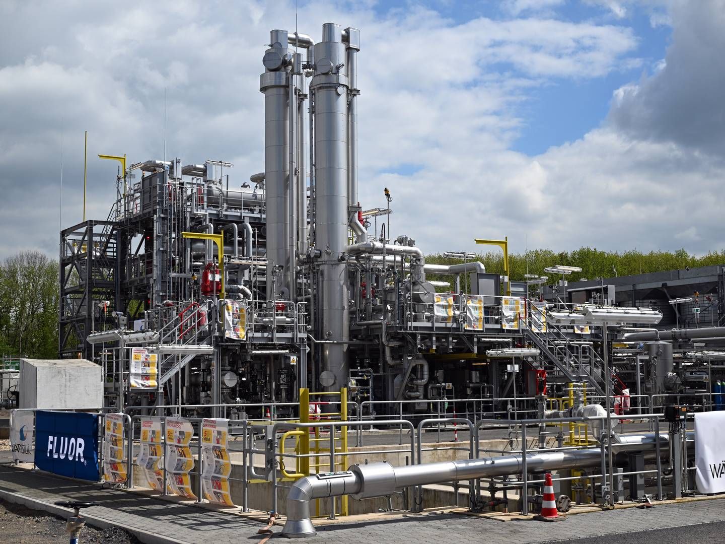 Eine LNG-Anlage von Shell im Energy & Chemicals Park Rheinland. | Foto: picture alliance/dpa | Federico Gambarini