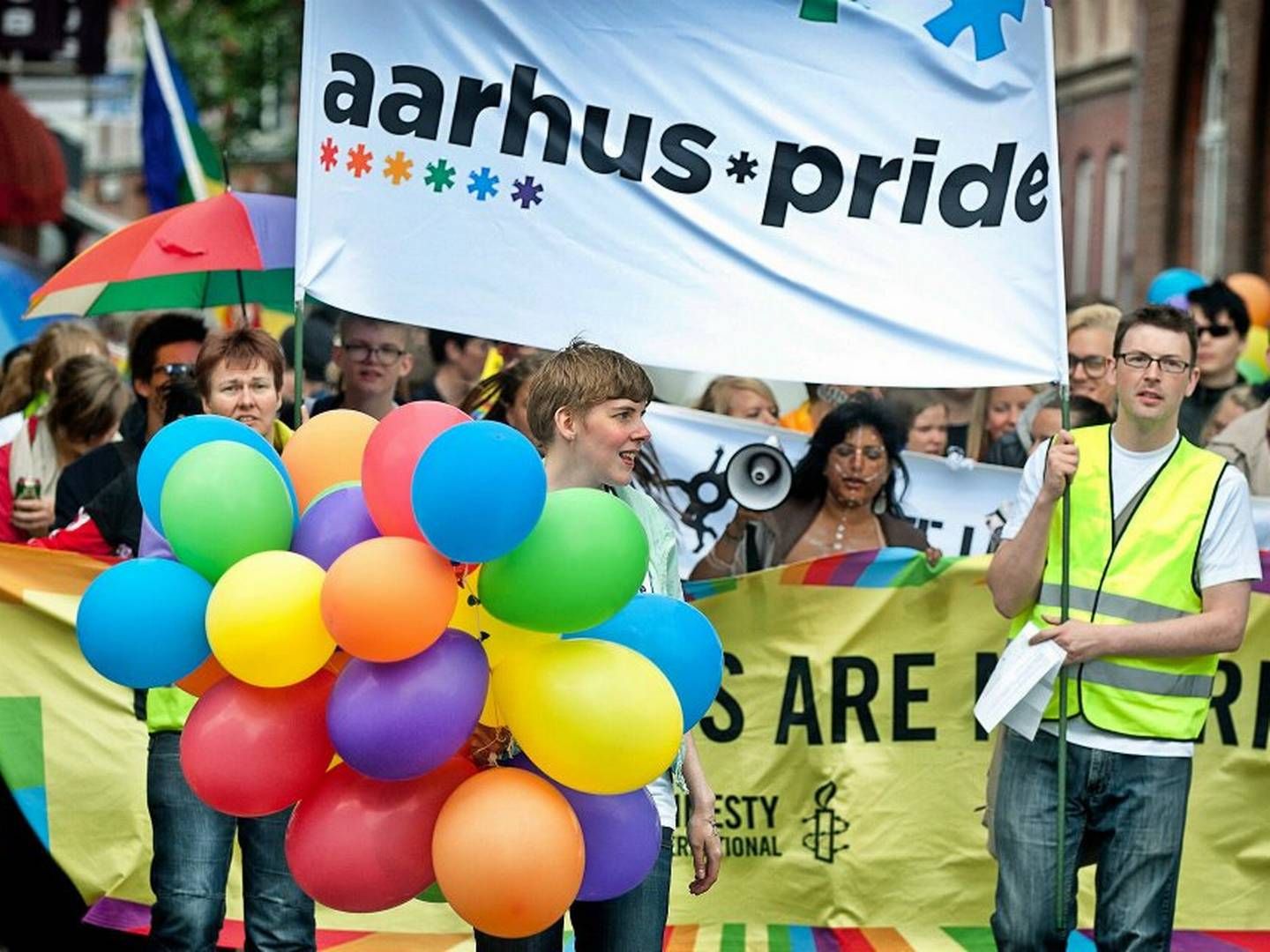 I 2022 gik 12.000 mennesker ifølge organisationen selv med i Aarhus Pride. | Foto: Martin Dam Kristensen