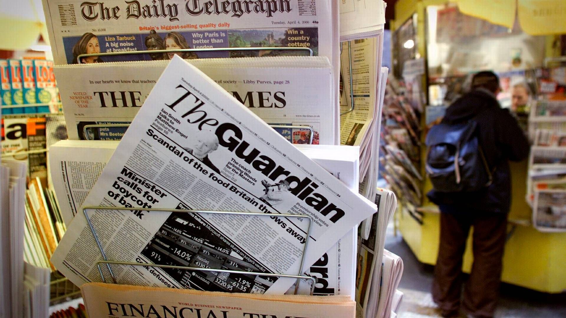 News Media Association repræsenterer bl.a. The Guardian og The Daily Telegraph. | Foto: Morten Langkilde/Ritzau Scanpix