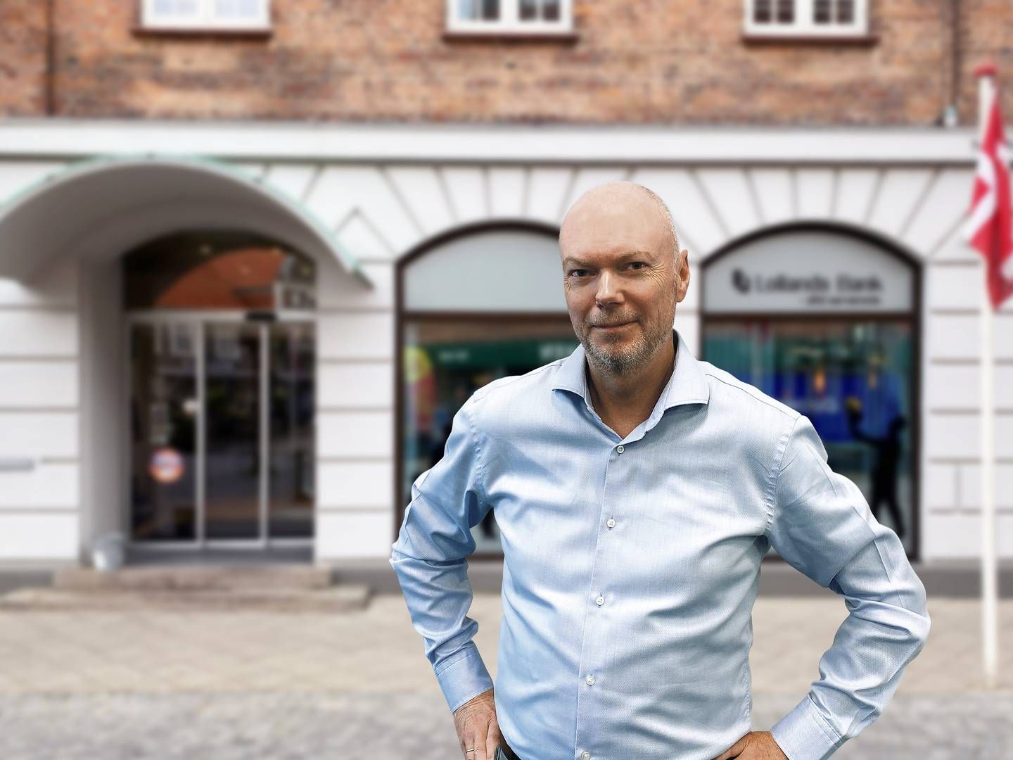 Allan Aaskov, adm. direktør i Lollands Bank, melder om stor interesse i lokalområdet. | Foto: Lollands Bank