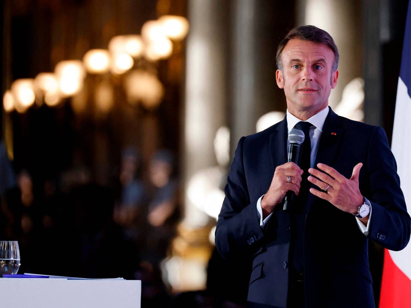 Bedre vilkår skal styrke den samlede velstand i EU, mener Emmanuel Macron. | Foto: Ludovic Marin