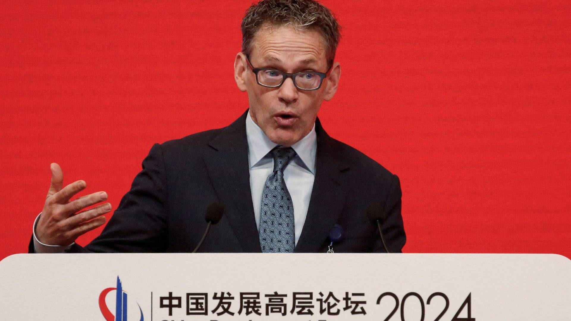 Bayers adm. direktør Bill Anderson holdt tale ved China Development Forum i Beijing i marts 2024. | Foto: Jing Xu