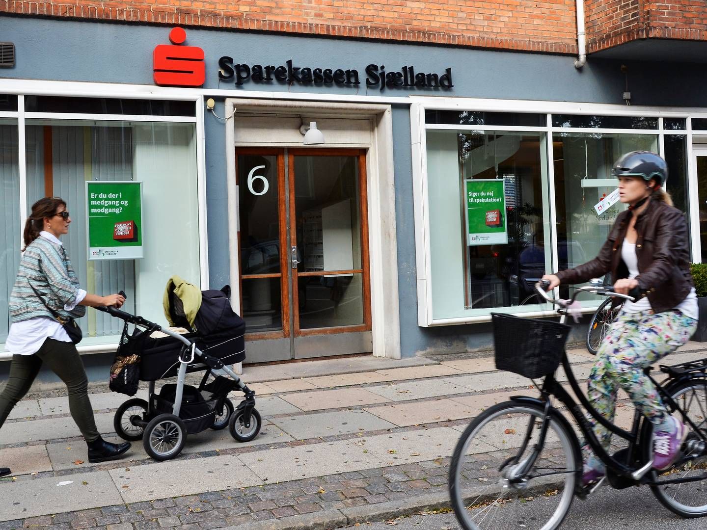 Sparekassen Sjælland-Fyn har hovedsæde i Holbæk på Sjælland, men har også filialer på Fyn. | Foto: Mik Eskestad