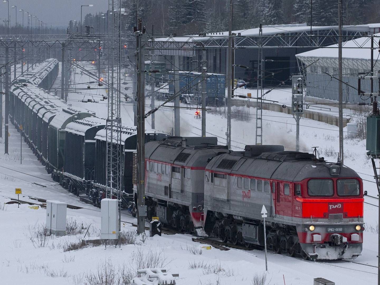 Der er for nuværende ingen EU-sanktioner, som forbyder europæiske transportvirksomheder at fragte gods via den russiske jernbane. | Foto: Lehtikuva/Reuters/Ritzau Scanpix