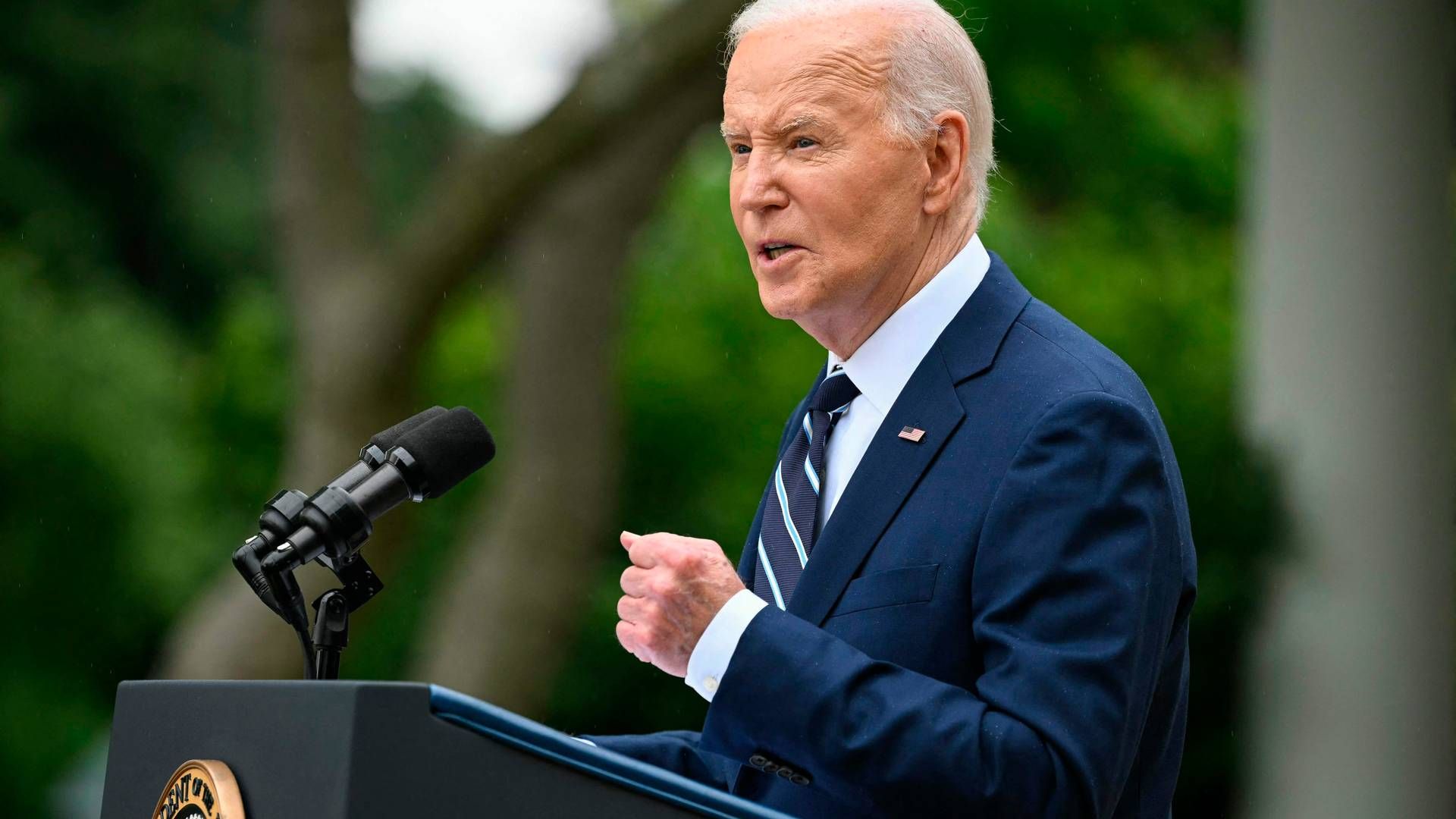 Joe Biden says cheap Chinese imports are damaging to US industry. | Photo: Mandel Ngan/AFP/Ritzau Scanpix