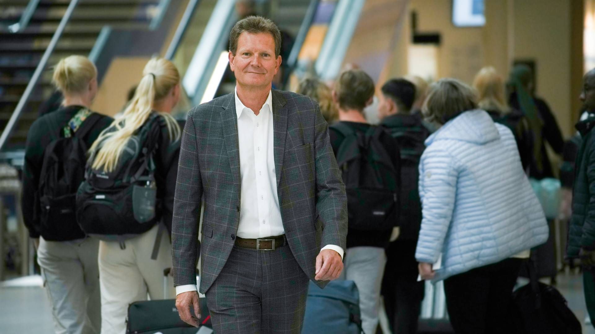 Christian Poulsen har arbejdet i Københavns Lufthavne i mere end 15 år og er i dag adm. direktør. | Foto: Københavns Lufthavne/pr