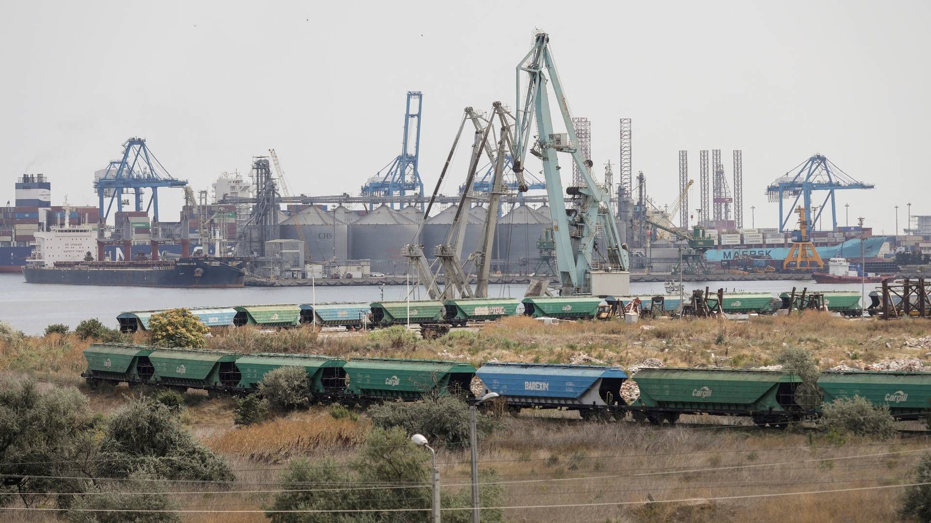 Det er især på havnen i Contanta, der er den største containerhavn i Sortehavet, at DP World vil bruge en stor del af sine investeringer i Rumænien. | Foto: Inquam Photos/Reuters/Ritzau Scanpix