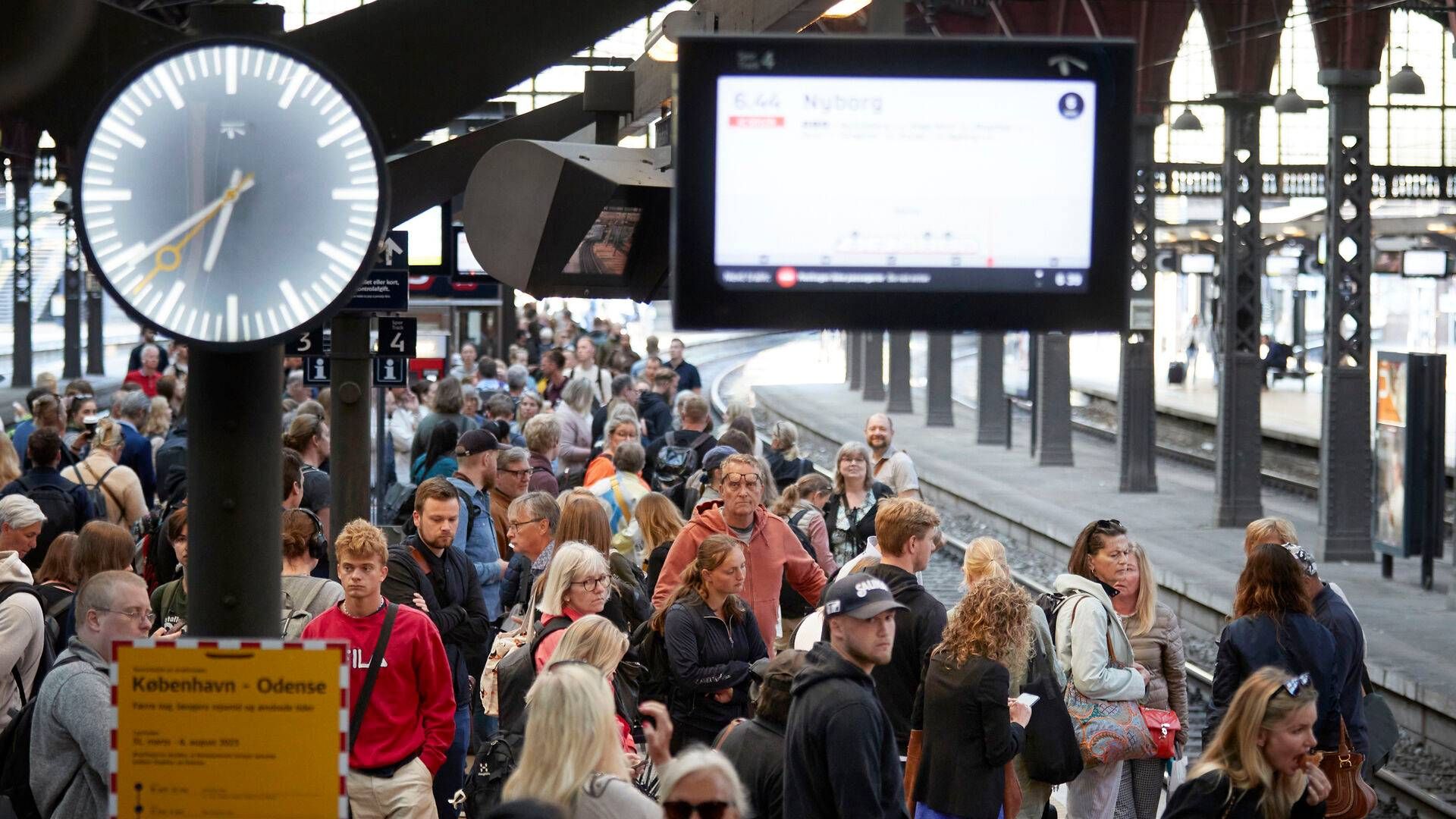 DSB oplevede en række forsinkelser i 2023, der skyldtes sporarbejde. | Foto: Jens Dresling/Ritzau Scanpix