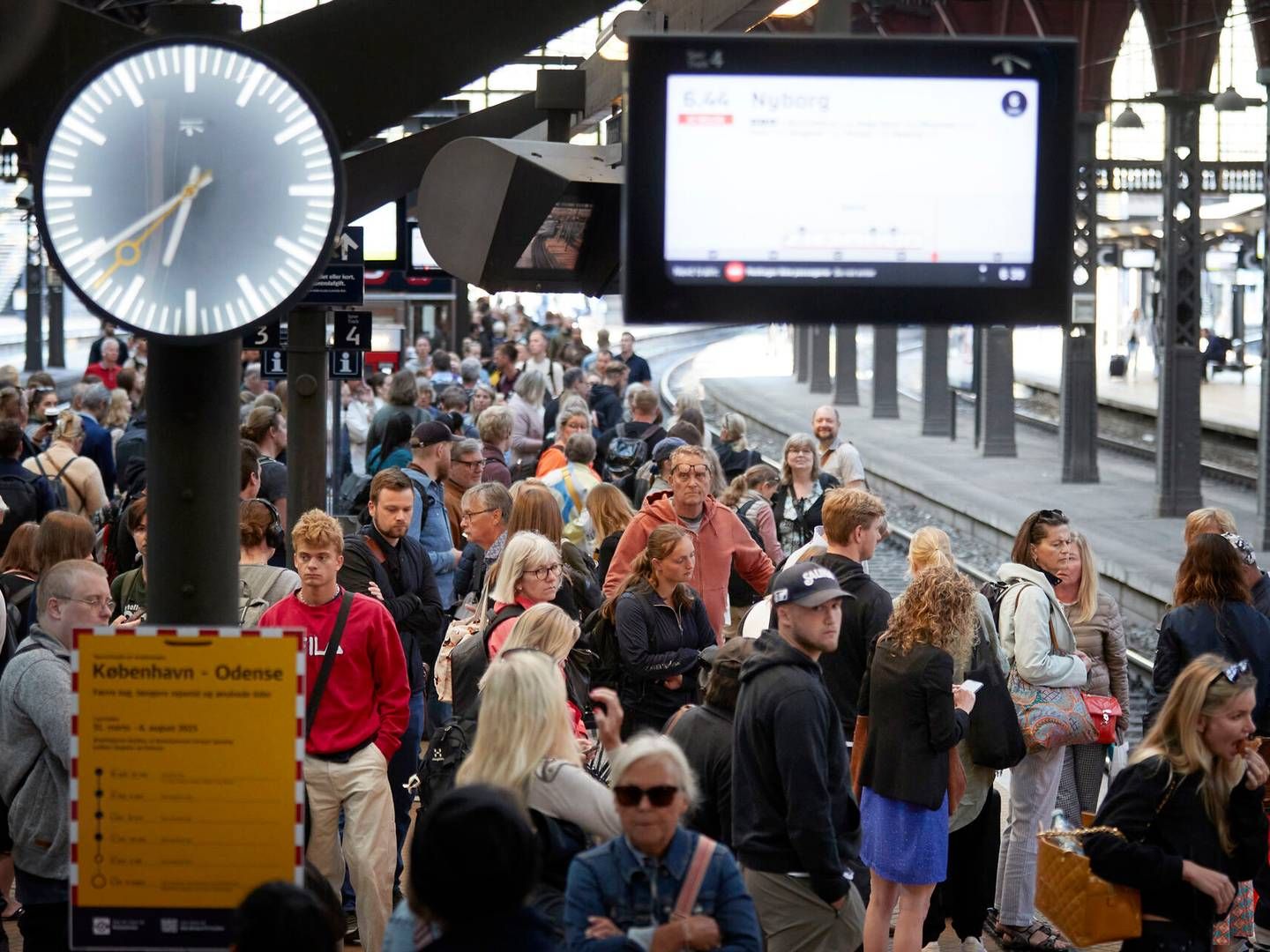 DSB oplevede en række forsinkelser i 2023, der skyldtes sporarbejde. | Foto: Jens Dresling/Ritzau Scanpix