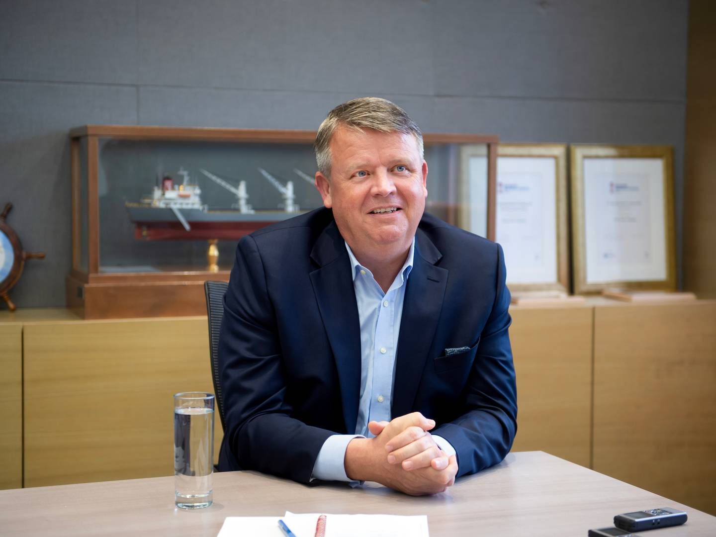 "I usually say to our investors that this can be a huge opportunity and a game changer if we get it right," Martin Fruergaard, CEO, Pacific Basin, says about investing in green tonnage. | Foto: Ali Ghorbani