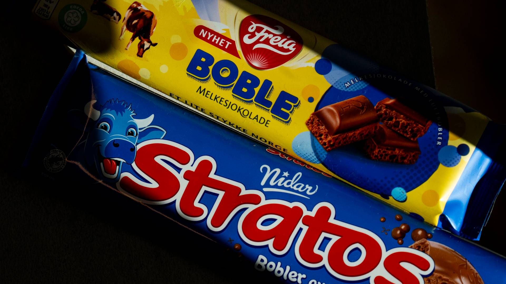 Orkla vil ha et forbud mot at Freia-produsent Mondelez markedsfører og selger Freia Boble melkesjokolade med den nåværende emballasjen. | Foto: Javad Parsa/NTB