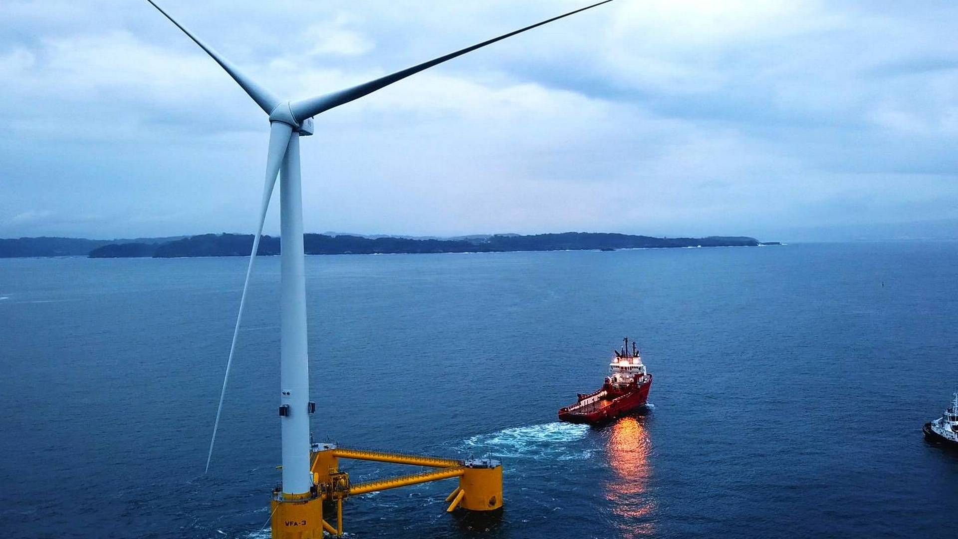 Der er ikke nævnt foretrukket mølleleverandør til Frankrigs første flydevindpark i stor skala. Det daværende MHI Vestas sikrede sig ordrerne på de første tre franske pilotprojekter for teknologien | Foto: Mhi Vestas