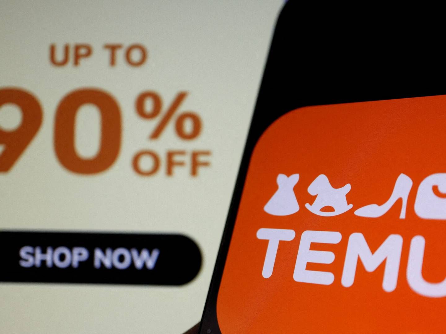 Temu er på rekordtid blevet blandt danskernes mest foretrukne webshops. | Foto: Florence Lo/Reuters/Ritzau Scanpix