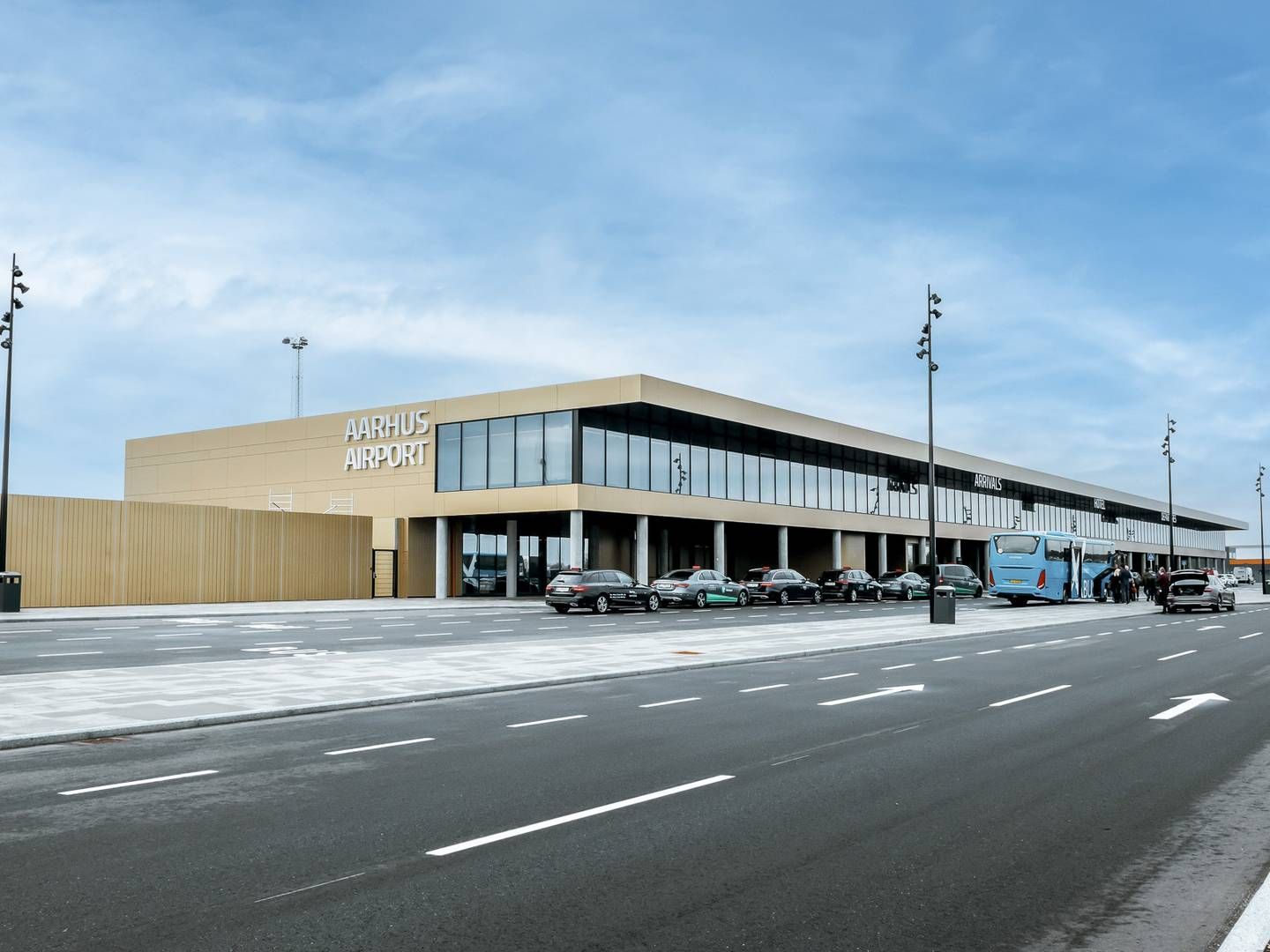 Aarhus Airport har brugt over 200 mio. kr. på om- og tilbygninger. Kassen ventes at løbe tør senere i år. | Foto: PR / Aarhus Lufthavn