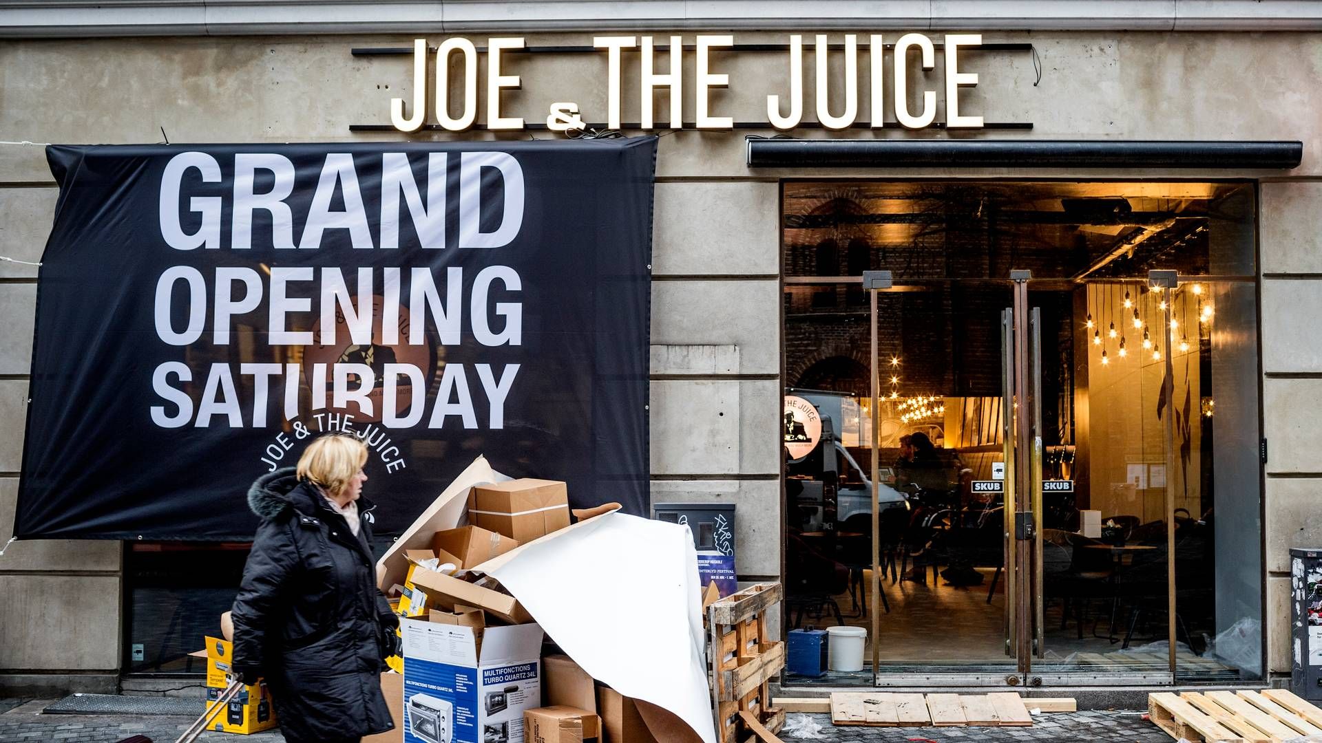 Arkivfoto fra 2013: Der er fart på fremtidsplanerne for danske Joe & The Juice, der vil være markedsførende globalt. Der er potentiale for at åbne flere tusinde butikker, siger direktør Thomas Nørøxe. | Foto: Mikkel Berg Pedersen
