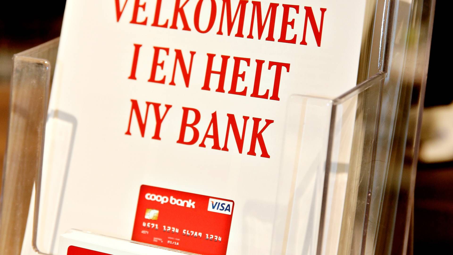 Coop Bank blev sat til salg i april. | Foto: Martin Lehmann