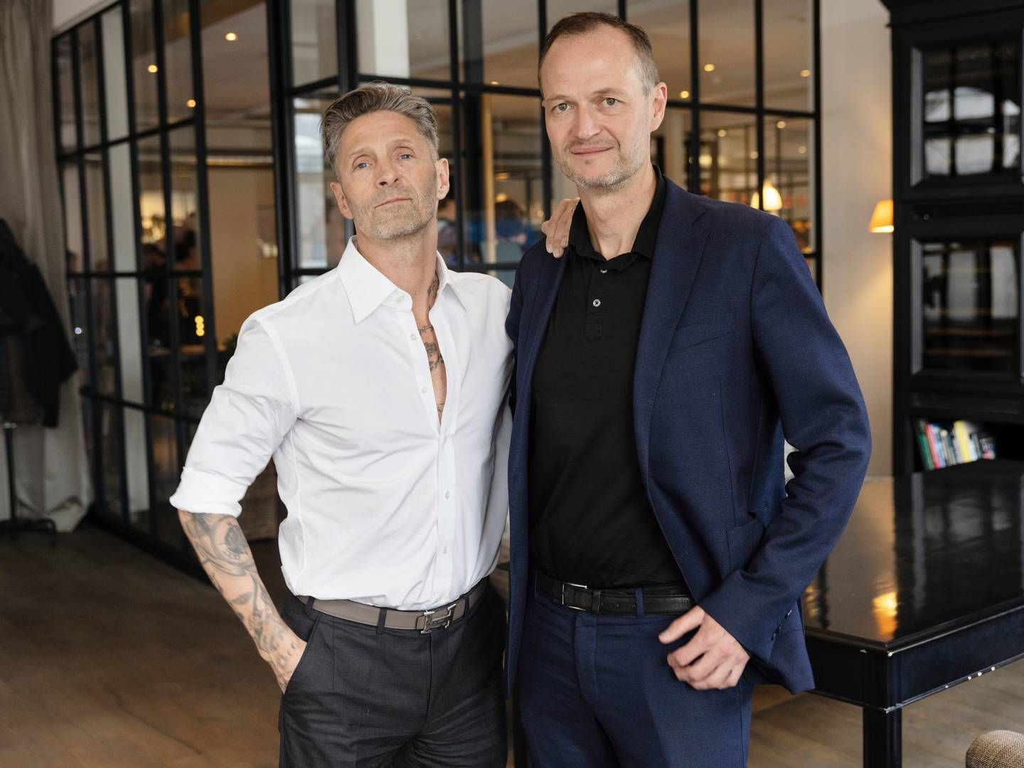 Adm. direktør i Joe & The Juice, Thomas Nørøxe (th), fortæller om den digitale udvikling i juicekæden, der har været med til at vende forretningen til det bedre. | Foto: Gregers Tycho