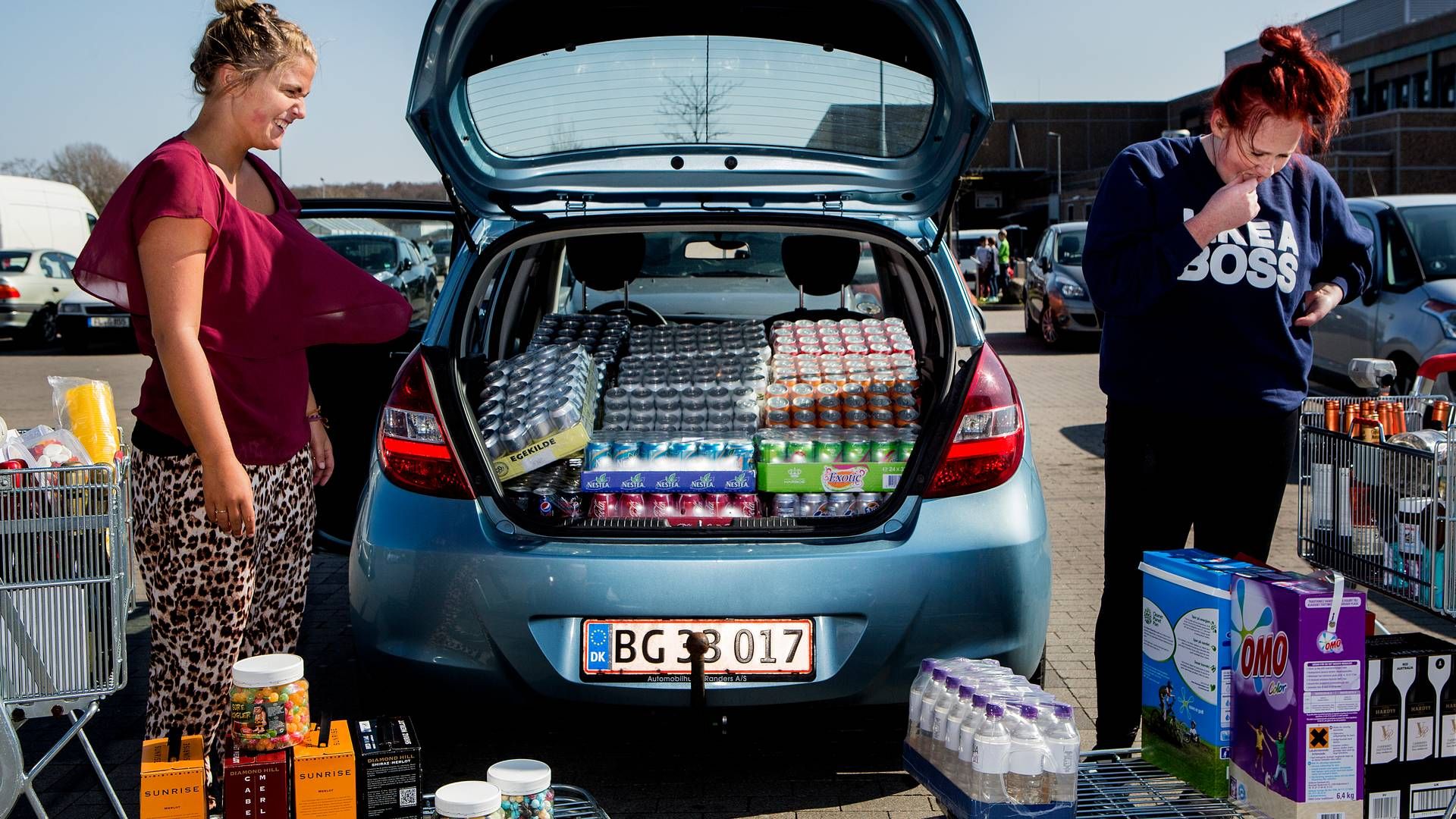 Skatteministeriet anslår – dog med betydelig usikkerhed – at panten på de tyske dåser vil medføre et fald i grænsehandlen med sodavand på omkring 60 millioner liter. | Foto: Daniel Hjorth/Politiken/Ritzau Scanpix