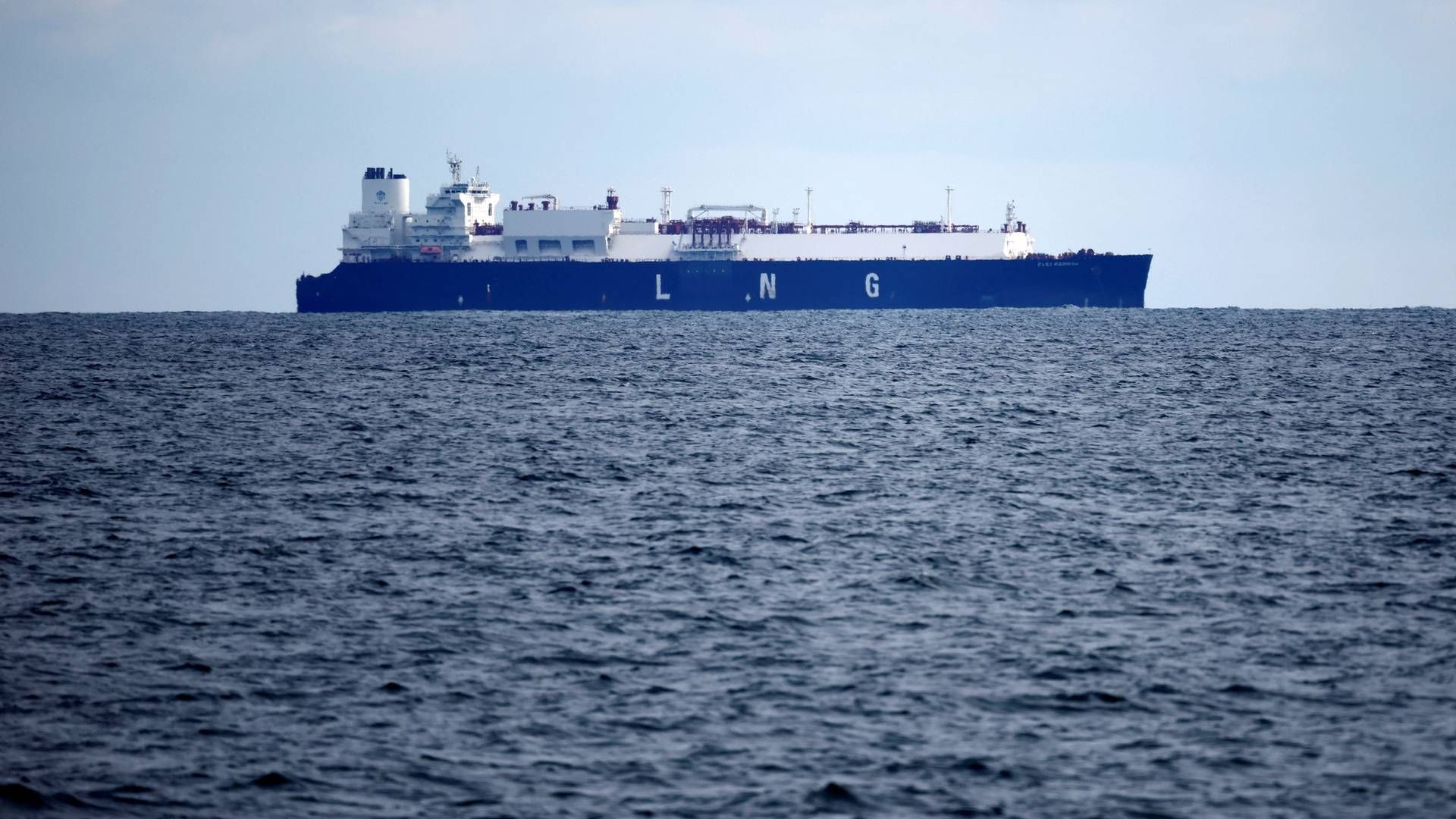 Gas tanker from the Norwegian gas shipping company Flex LNG. | Photo: Stephane Mahe/Reuters/Ritzau Scanpix