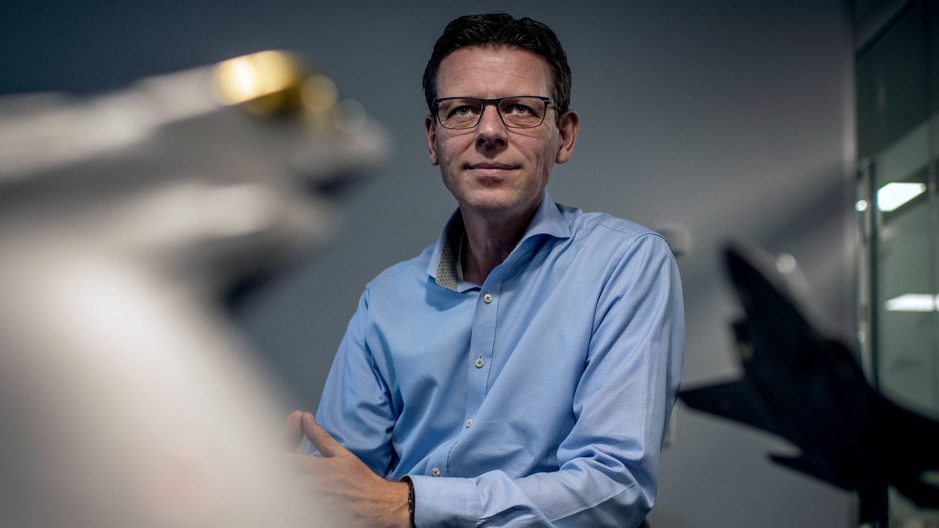 Jes Munk Hansen har afsluttet sit sidste regnskabsår som adm. direktør i Terma. Et regnskabsår, der bød på nye rekordhøje nøgletal. | Foto: Joachim Ladefoged