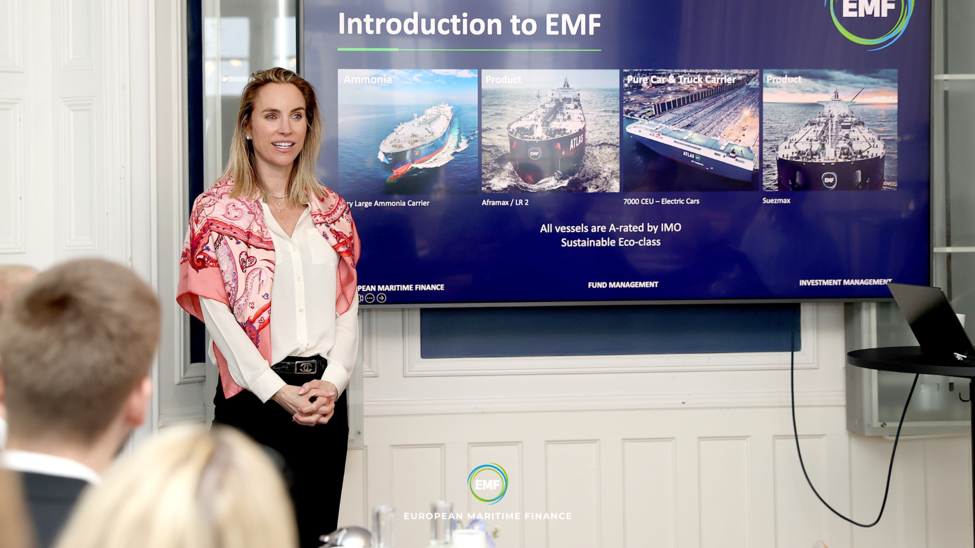 Marianthi Koukouvinos skal stå i spidsen for European Maritime Finances kontor i Stockholm. | Foto: European Maritime Finance