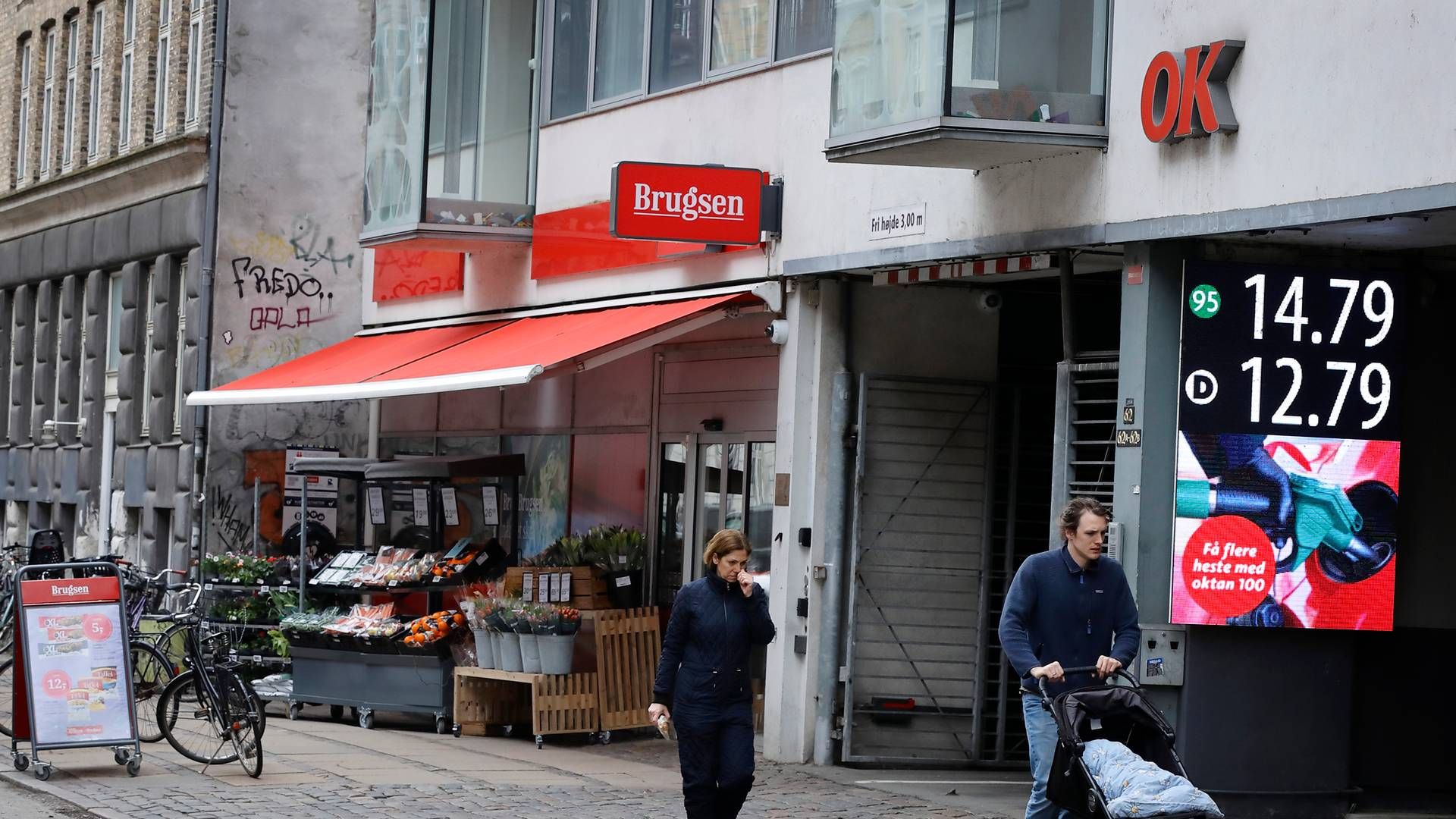 OK er på vej til at blive medejer af Coop Danmark, der bl.a. står bag Brugsen. | Foto: Jens Dresling/Ritzau Scanpix