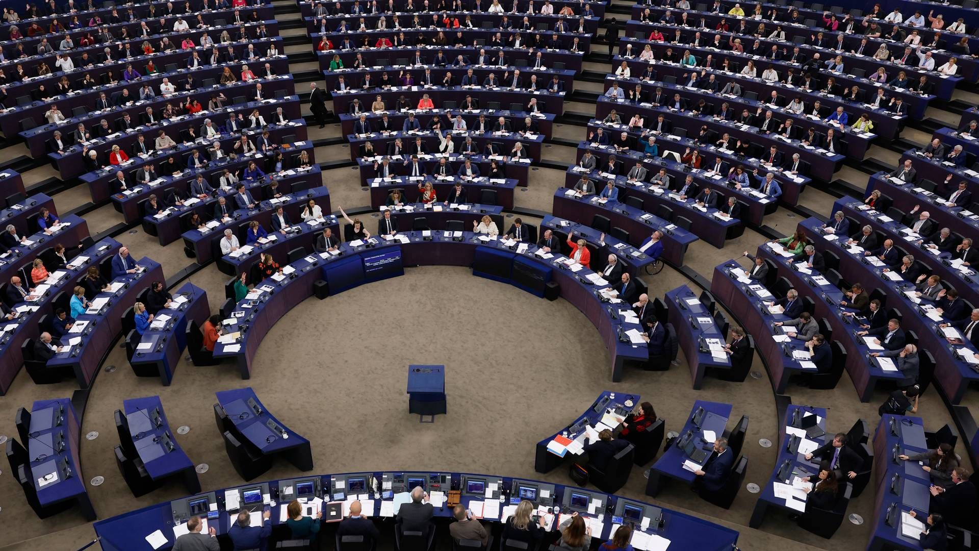 EUs parlament. | Foto: AP Photo/Jean-Francois Badias