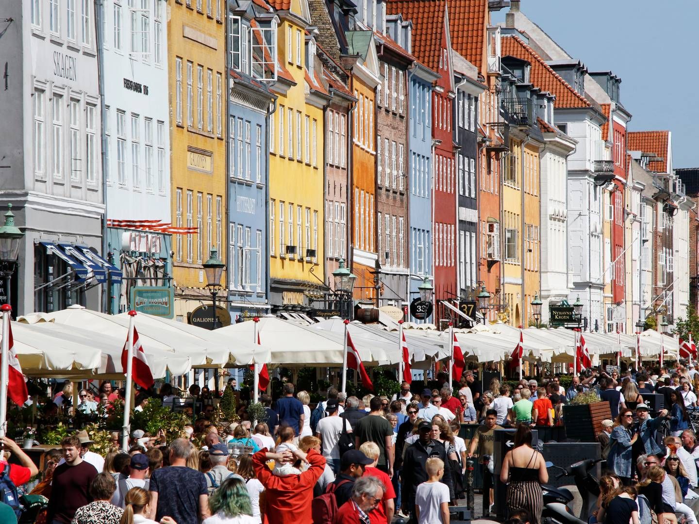 POPULÆRT: Havnekvarteret Nyhavn i København er et populært turistmål. | Foto: Erik Johansen / NTB