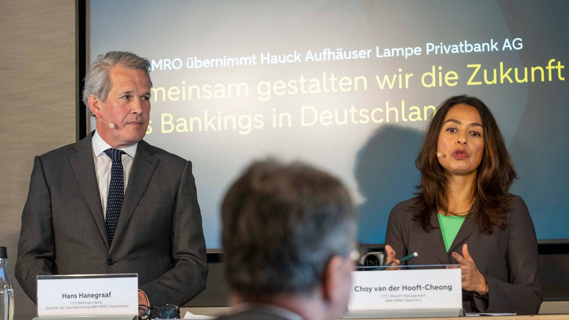 Pressekonferenz von ABN Amro in Frankfurt | Foto: picture alliance/dpa | Helmut Fricke