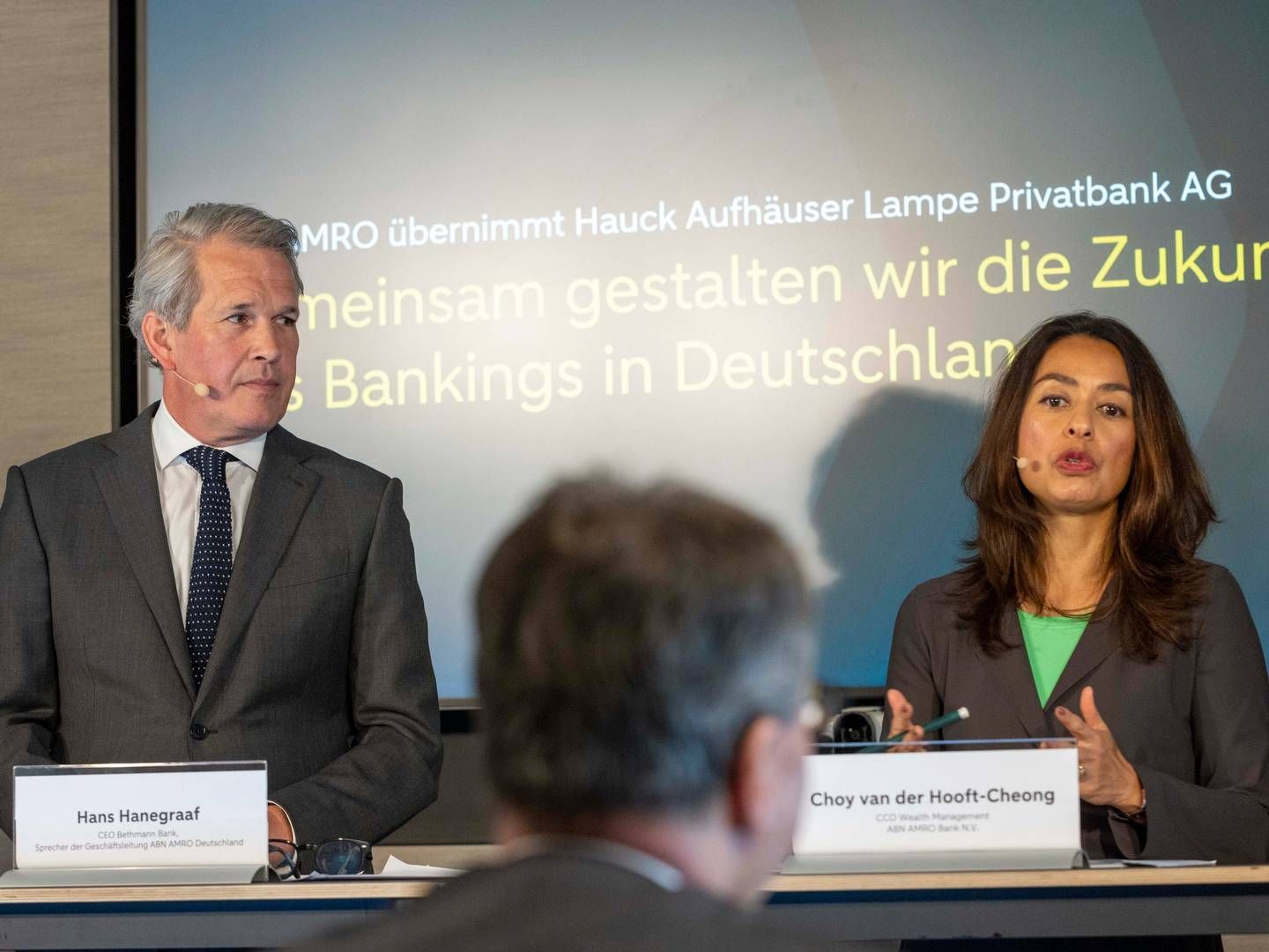 Pressekonferenz von ABN Amro in Frankfurt | Foto: picture alliance/dpa | Helmut Fricke