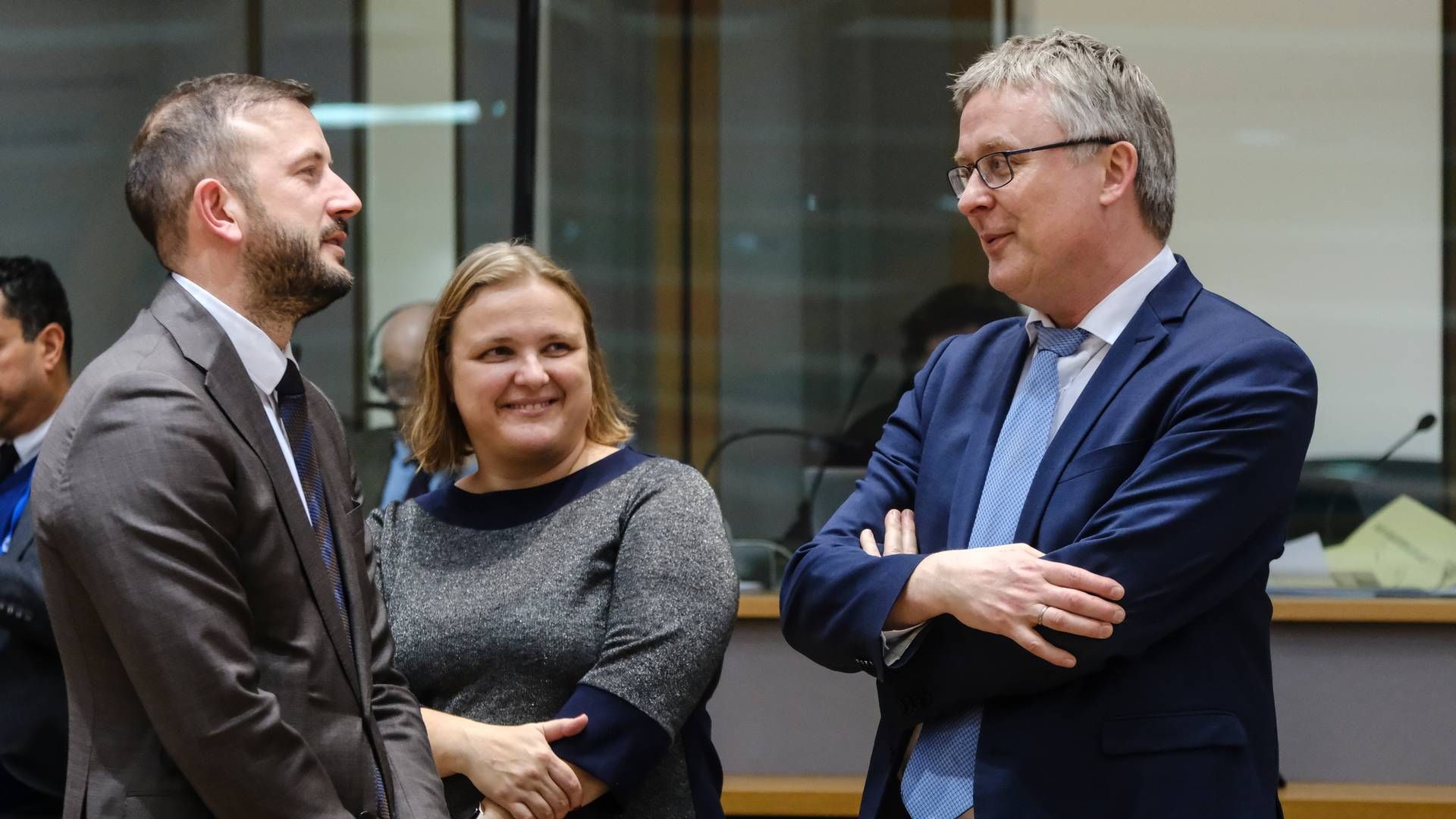 Ifølge landbrugsminister Jacob Jensen (V) (th) er der fortsat modstand i flere toneangivende EU-lande mod en aftale på nye forædlingsteknikker. (ARKIV) | Foto: European Union